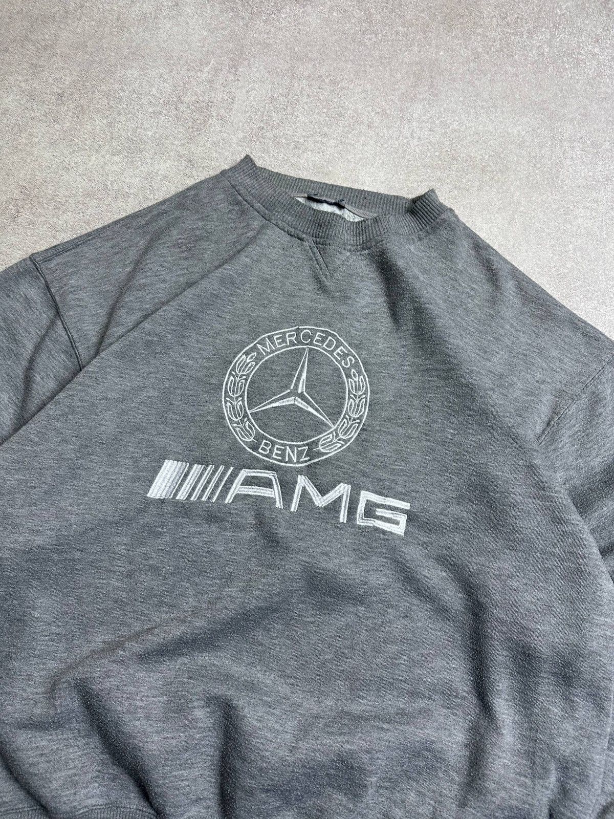 Mercedes-Benz × Palace Vintage Mercedes Benz AMG Retro Boxy Embroidery Sweatshirt Size US XL / EU 56 / 4 - 3 Thumbnail