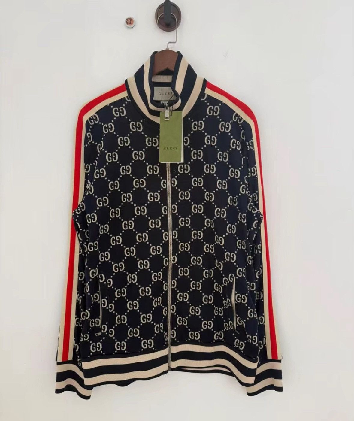 Gucci Gucci SizeXXL Blue full-print school uniform jacket Size US XXL / EU 58 / 5 - 1 Thumbnail