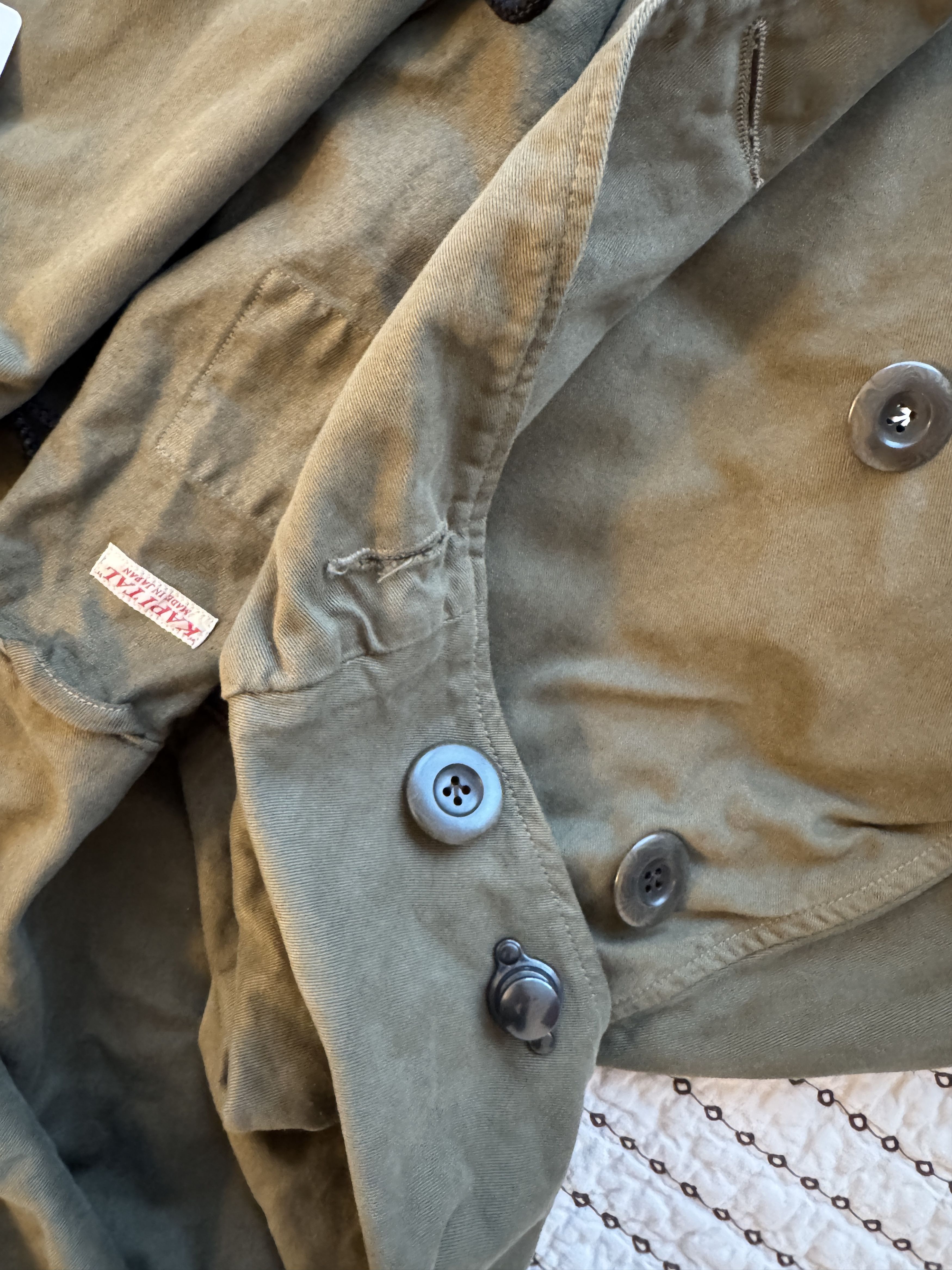 Kapital KAPITAL KATSURAGI BRUSHED TALL TRI-P COAT KHAKI SZ 1 Size US S / EU 44-46 / 1 - 6 Thumbnail