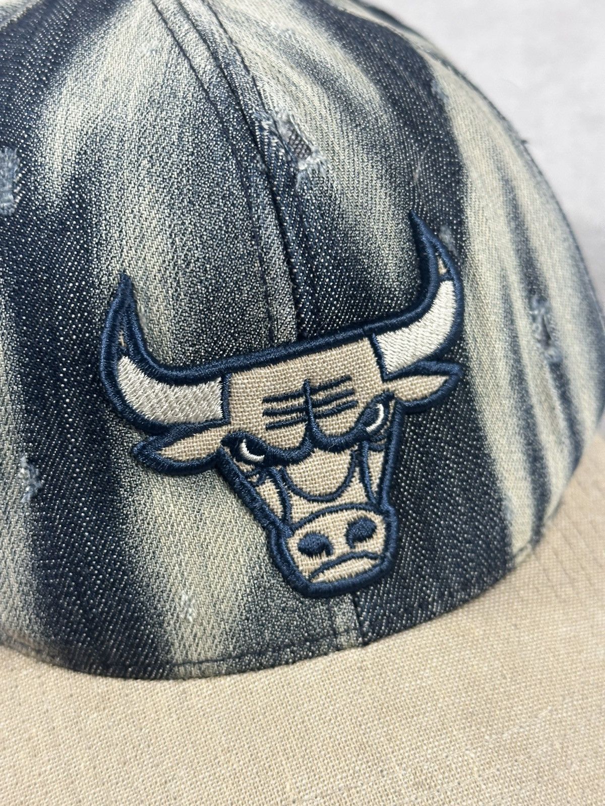 Mitchell & Ness Mitchell & Ness NBA Chicago Bulls Denim Snapback Cap Size ONE SIZE - 3 Thumbnail
