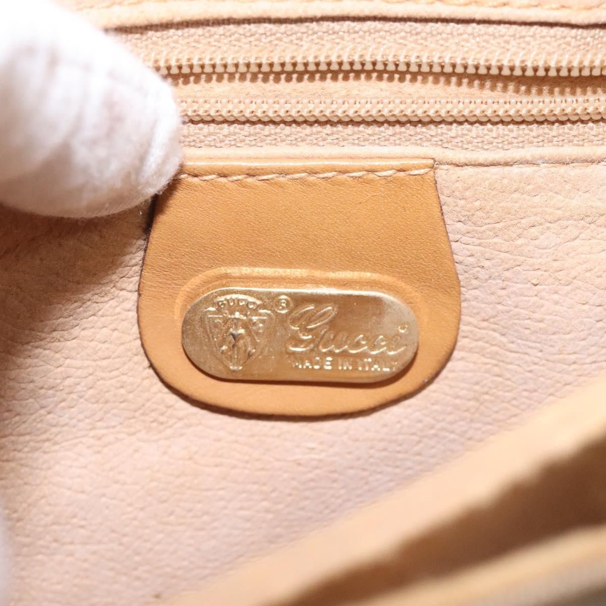 Gucci GUCCI Micro GG Canvas Shoulder Bag Pvc Leather Beige Size ONE SIZE - 16 Thumbnail