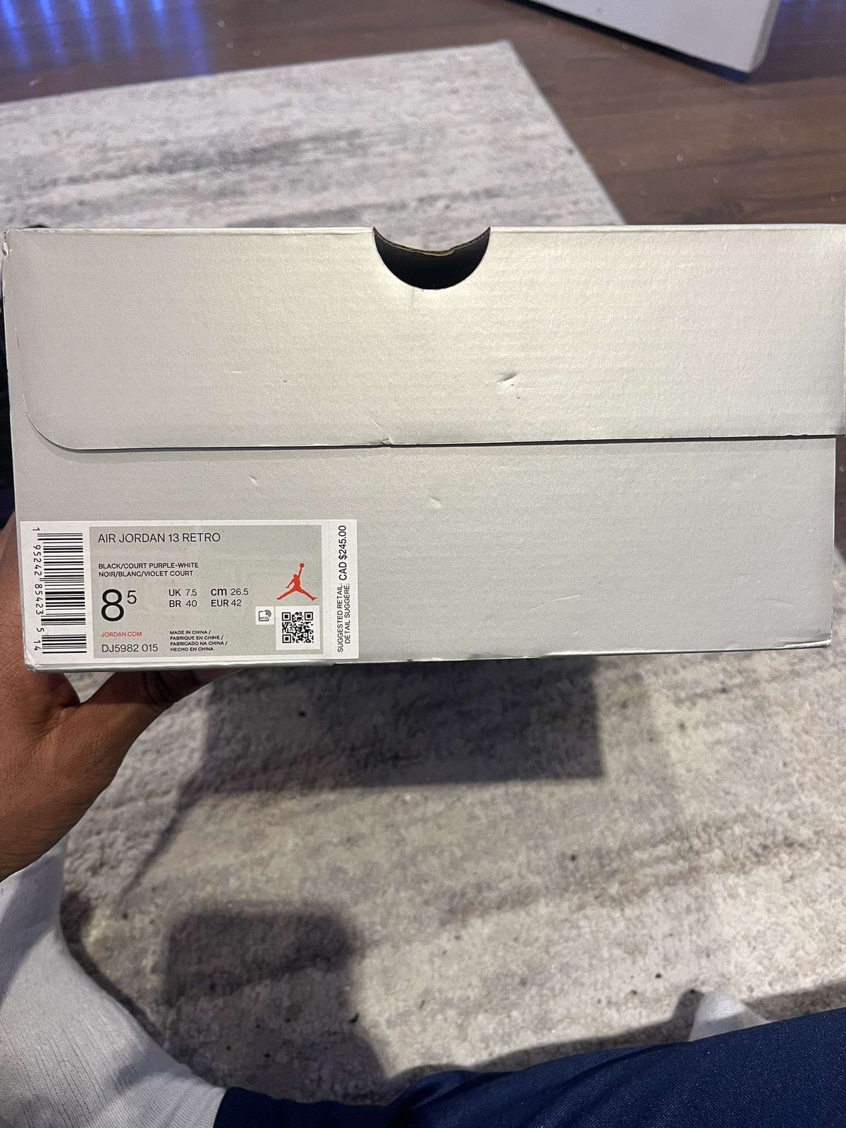 Jordan Brand × Nike Air Jordan Retro 13’ Court Purple Size US 8.5 / EU 41-42 - 8 Thumbnail