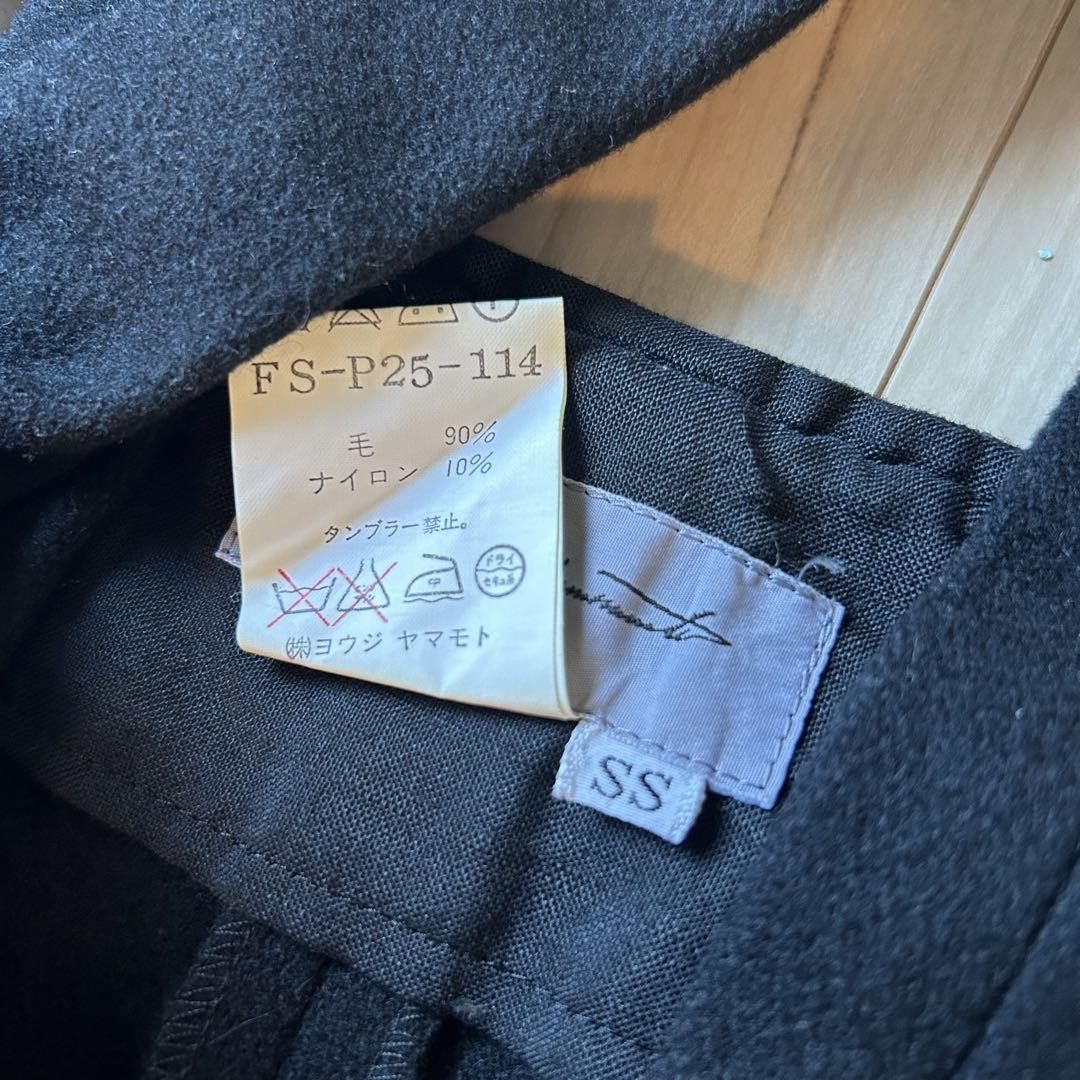 Yohji Yamamoto Yohji Yamamoto Femme 90s Black Wool Overalls Size US 29 - 9 Thumbnail