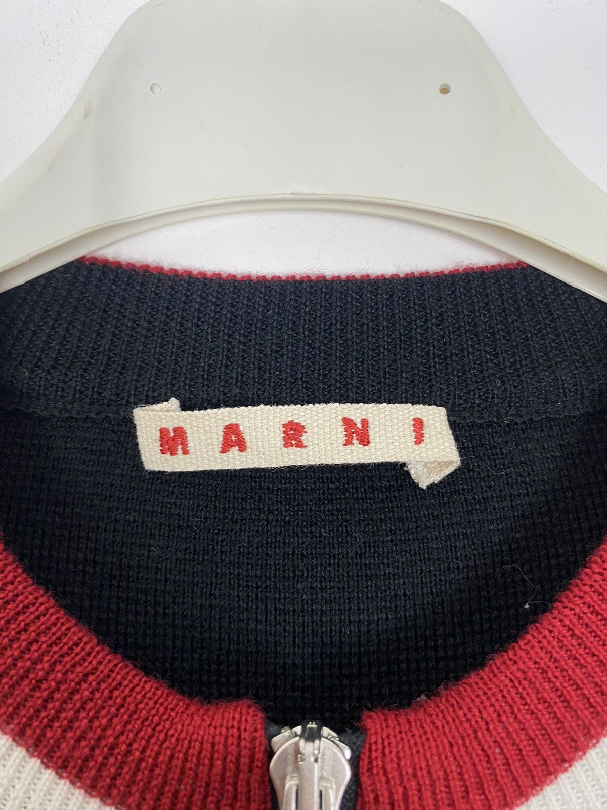 Marni Marni Cardigan Jumper zip fit XS y2k basic luxury old money Size XS / US 0-2 / IT 36-38 - 2 Thumbnail