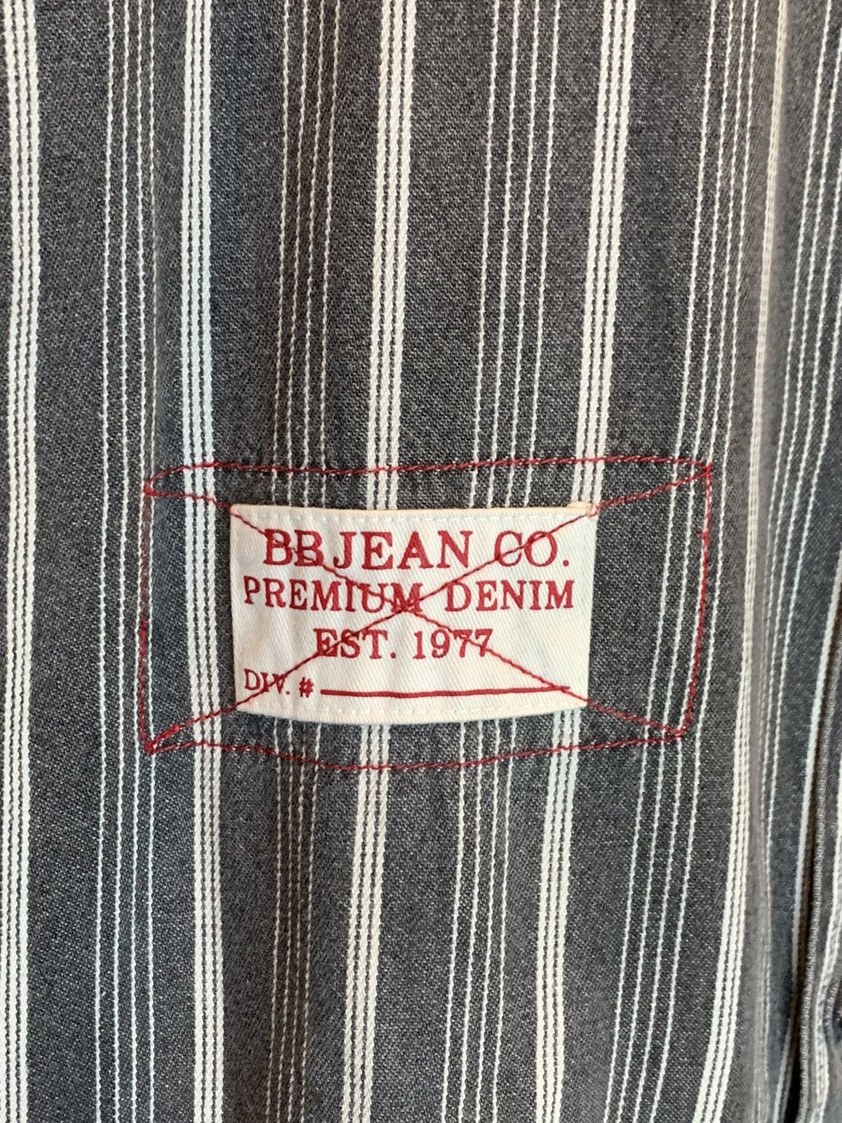 Bugle Boy *RARE* Vintage Bugle Boy Jean Co Striped Pocket Button Shirt Size US S / EU 44-46 / 1 - 4 Thumbnail