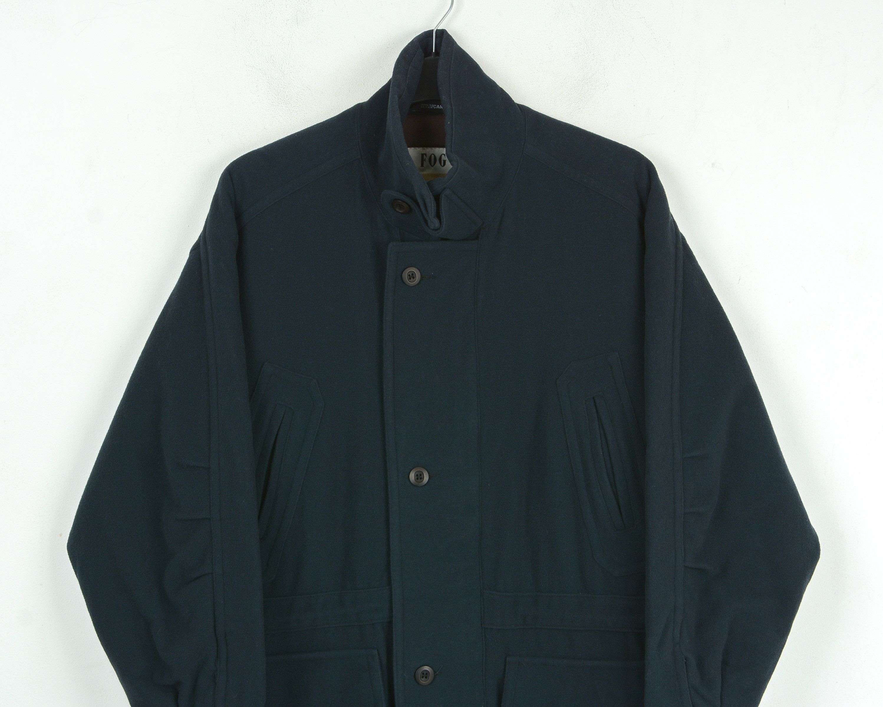 London Fog Men's Jacket Car Pea Coat Wool Cashmere EU 48 Formal S Top Size US S / EU 44-46 / 1 - 8 Thumbnail