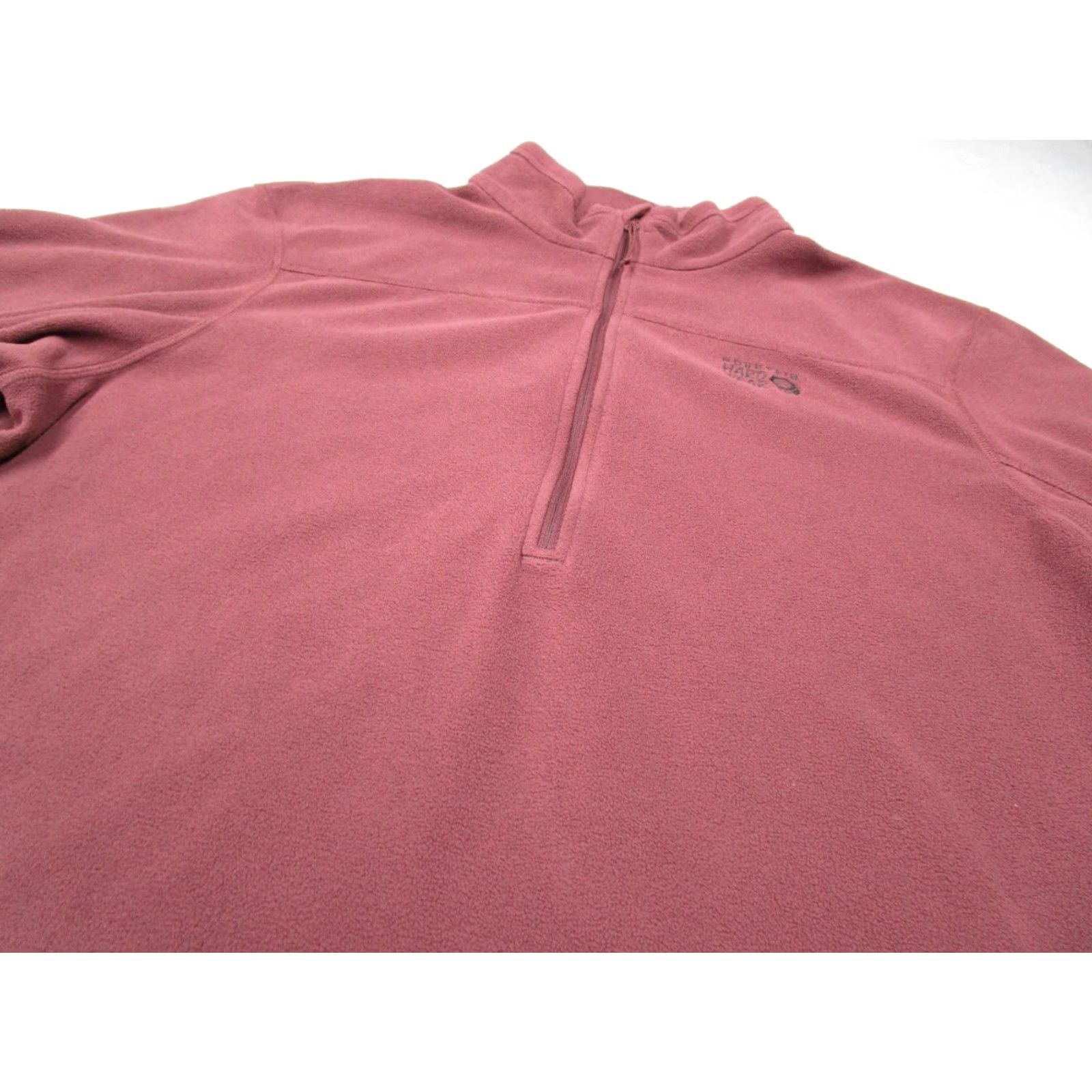 Mountain Hardwear Mountain Hardwear Jacket 2XL XXL Red 1/4 Zip Fleece Pullover Hike Travel Mens Size US XXL / EU 58 / 5 - 2 Thumbnail