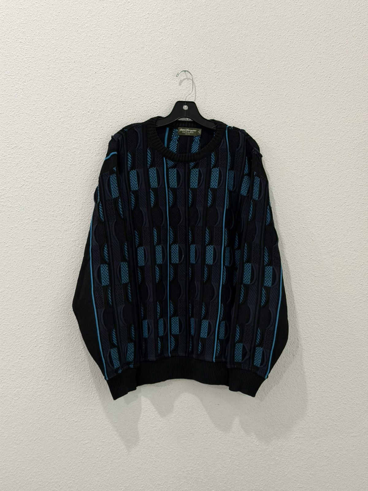 Norm Thompson Vintage 90s Norm Thompson Coogi Style Textured Knit Sz Large Size US L / EU 52-54 / 3 - 1 Thumbnail