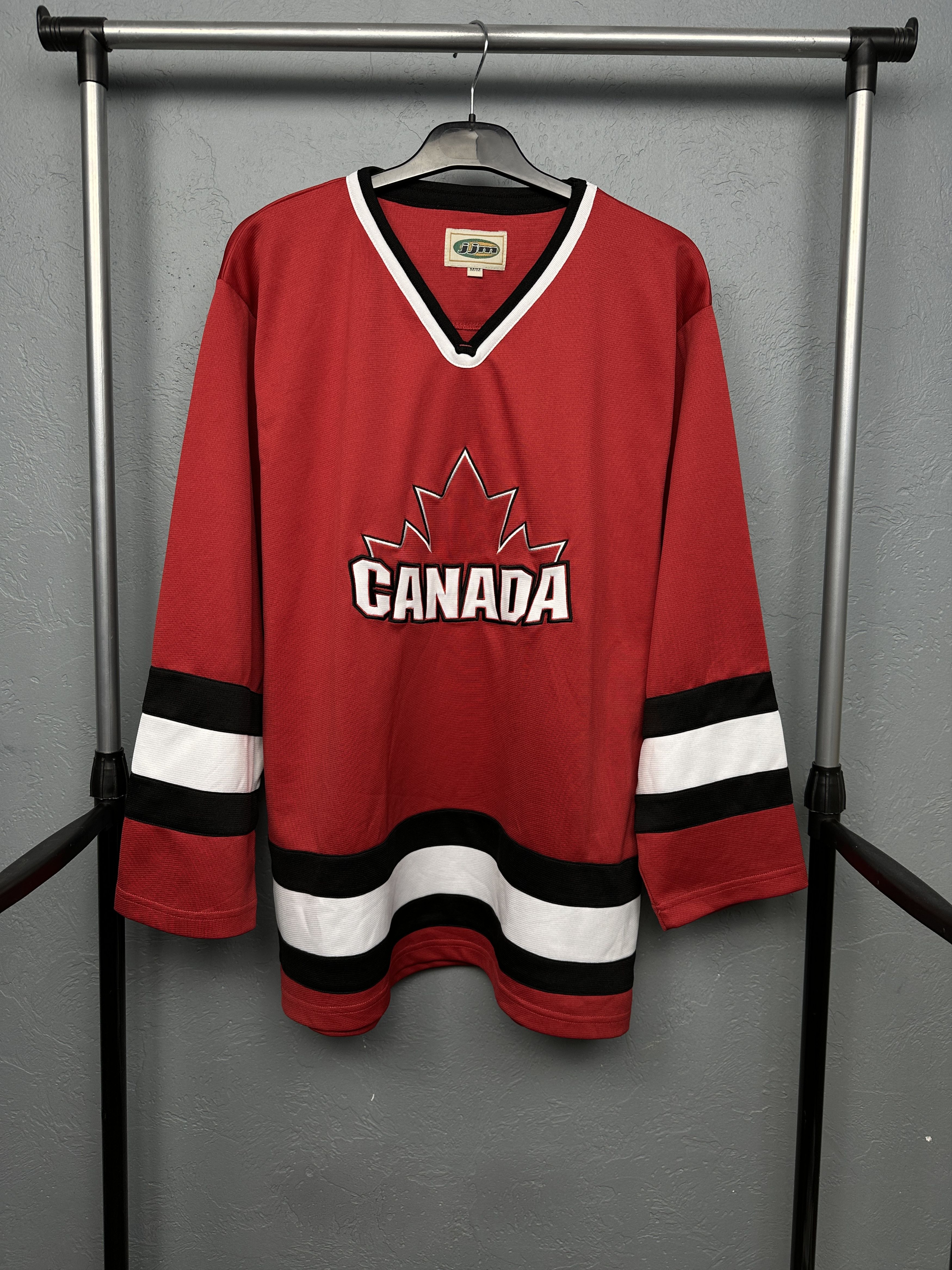 NHL Canada JJM 90s Vintage Mens Hockey Jersey Size US M / EU 48-50 / 2 - 1 Thumbnail