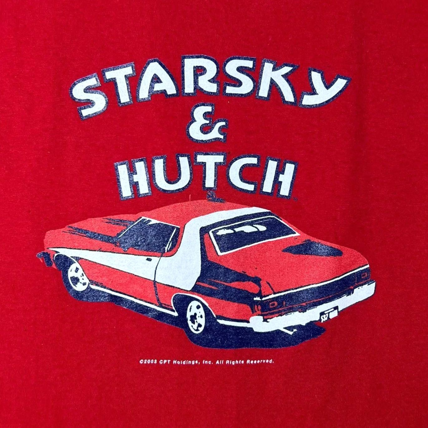 Fruit Of The Loom VINTAGE Starsky & Hutch (2003) Video Game Movie Graphic Red Cotton T-Shirt XL Size US XL / EU 56 / 4 - 3 Thumbnail
