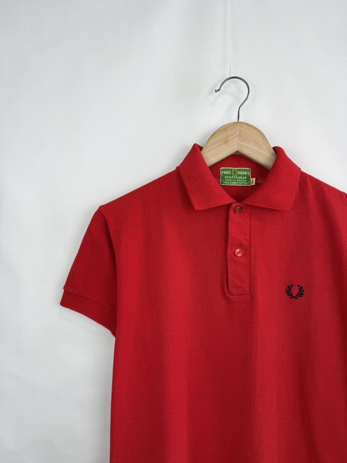 Fred Perry 🇬🇧 Vintage 80s Fred Perry Tennis Polo T-Shirt Rare Retro Size US S / EU 44-46 / 1 - 4 Thumbnail