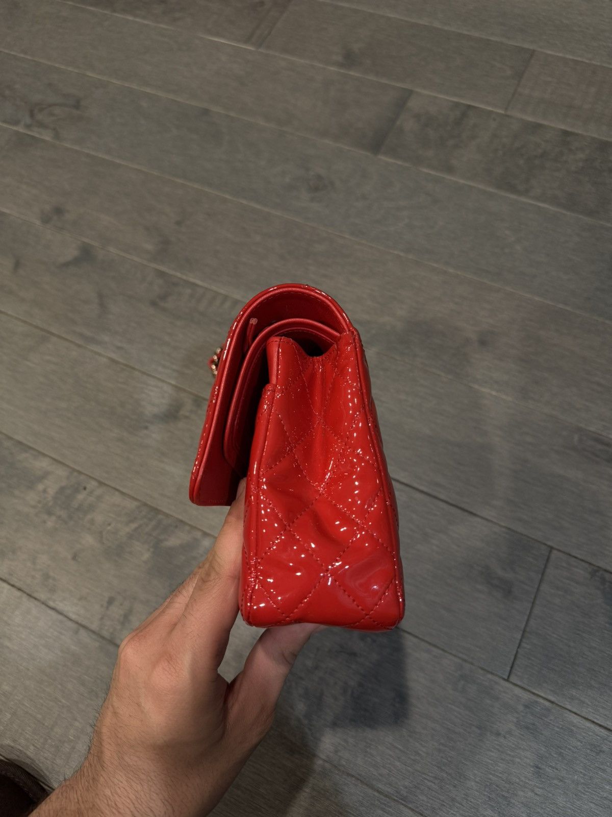 Chanel Chanel bag red patent leather Size ONE SIZE - 4 Thumbnail