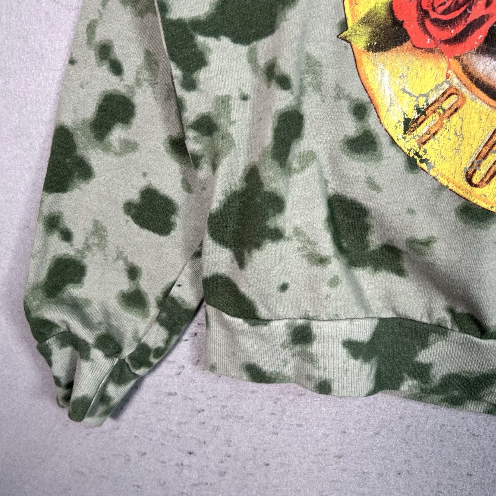 Vintage Guns N' Roses Band Promo Sweater Womens Medium Green Sweatshirt Pullover Size M / US 6-8 / IT 42-44 - 5 Thumbnail