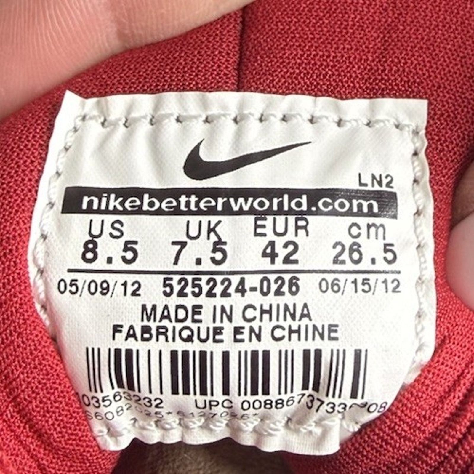 Nike Rare 2012 Nike Air Max Express Men’s Size 8.5 OG Box (20) Size US 8.5 / EU 41-42 - 7 Thumbnail