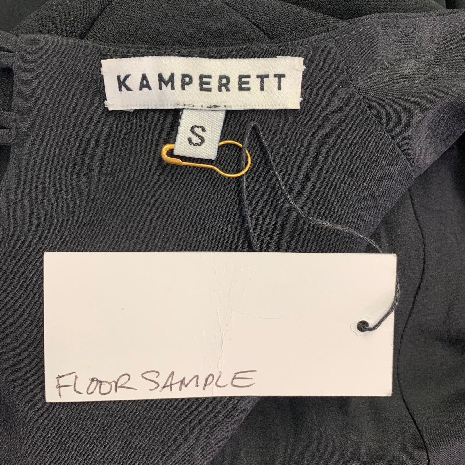 Other KAMPERETT Arc Black Long Sleeve Keyhole Back Evening Gown Size S / US 4 / IT 40 - 5 Thumbnail