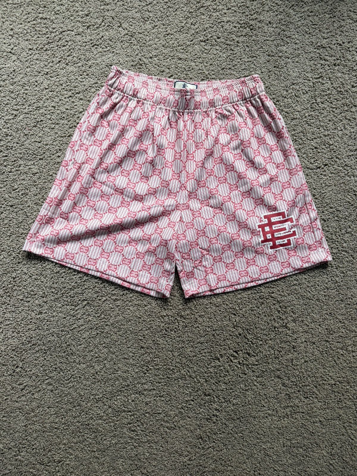 Eric Emanuel Eric Emanuel Gucci Print Short Red Size US 29 - 1 Thumbnail