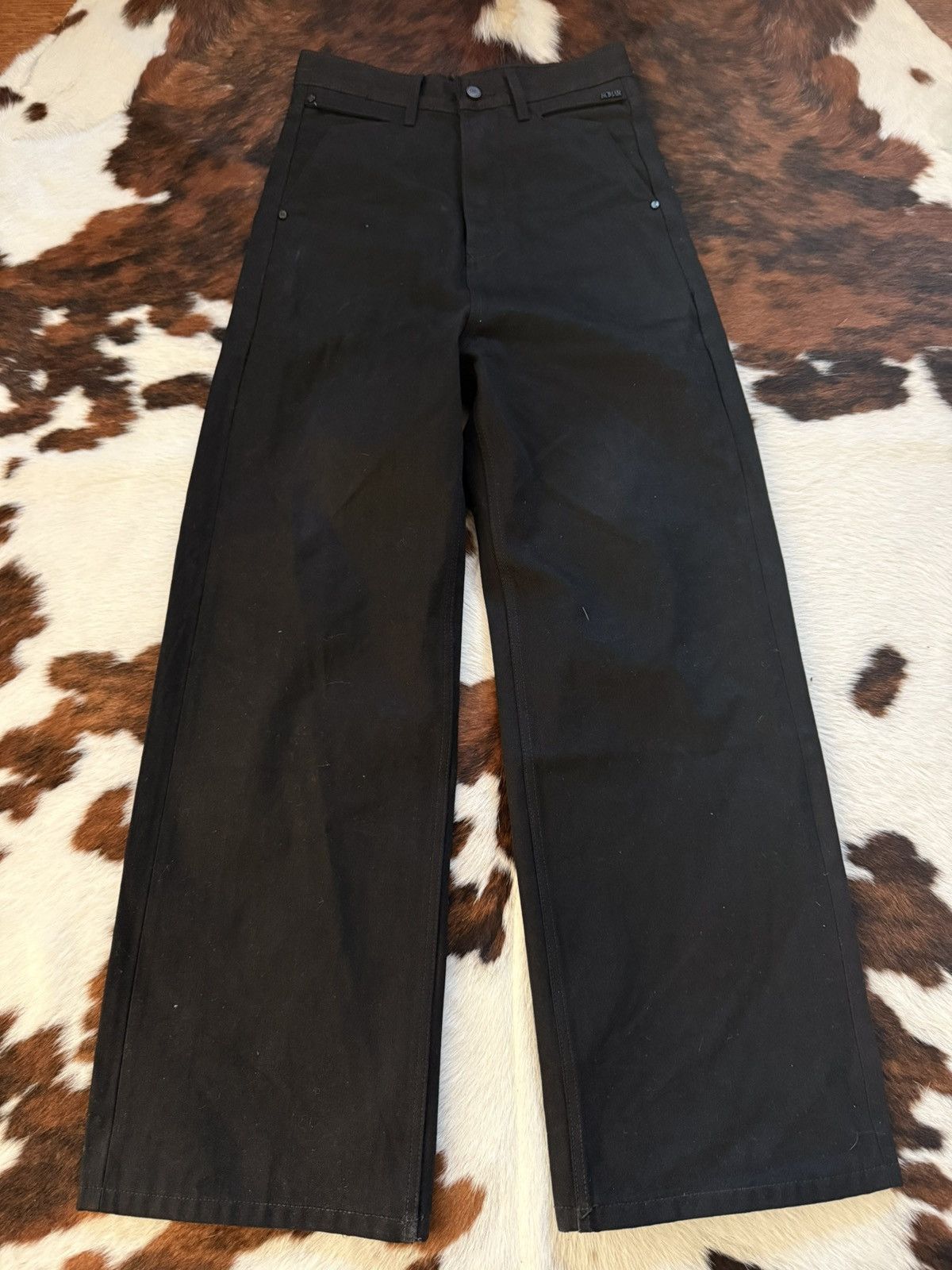 somar pequod wide leg selvedge denim