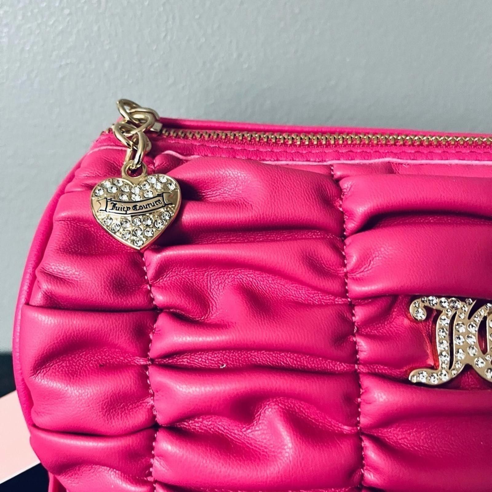 Juicy Couture Juicy Couture Pink Flash Run the World Shoulder Barrel Bag Size ONE SIZE - 3 Thumbnail