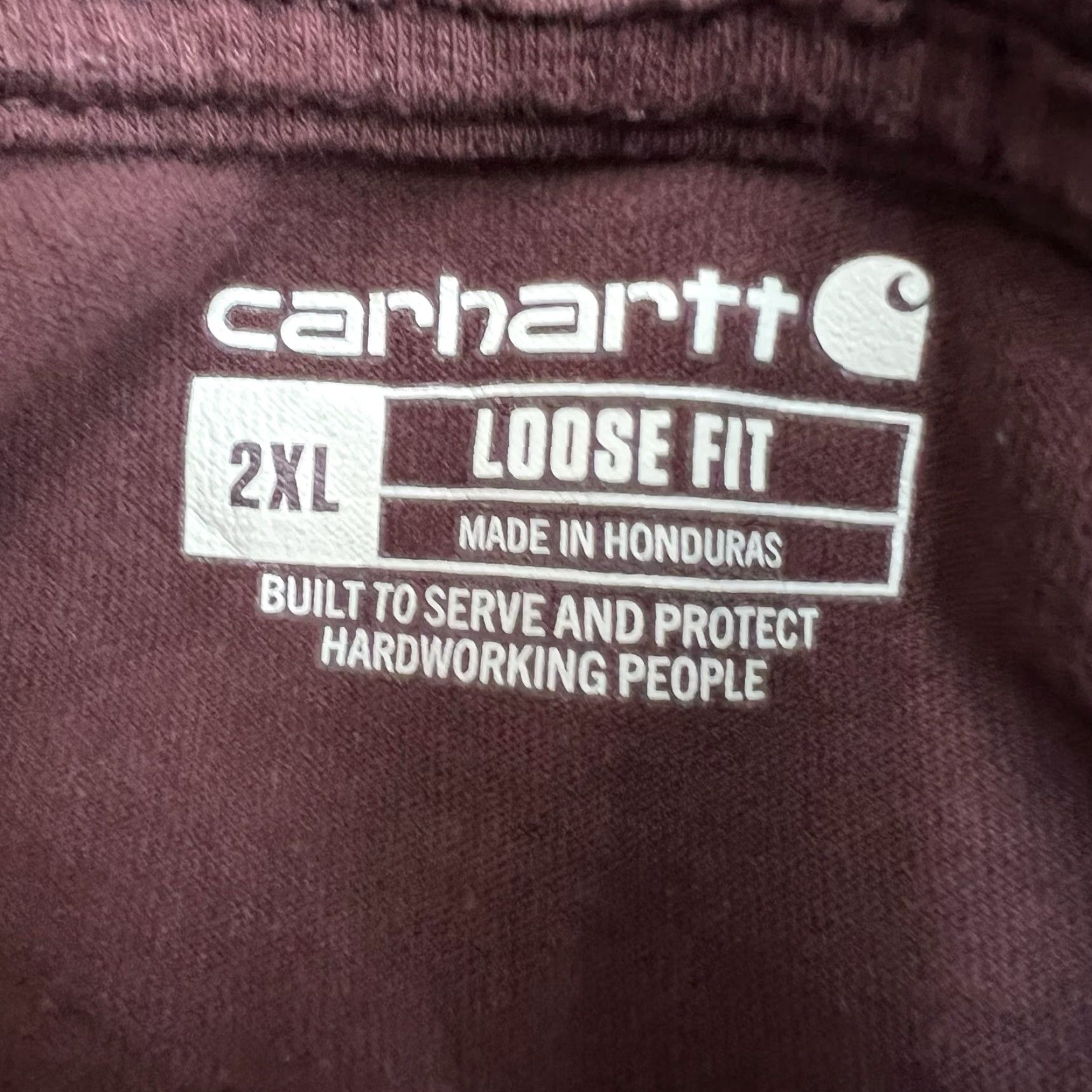 Carhartt Carhartt K-87 Loose Fit Pocket T-Shirt 2XL Red Short Sleeve Mens Size US XXL / EU 58 / 5 - 5 Thumbnail