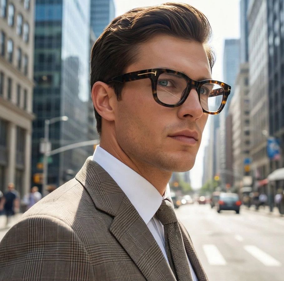 Tom Ford Tom Ford Men Eyeglasses Square FT5872-B 055 NEW AUTHENTIC Size ONE SIZE - 13 Thumbnail