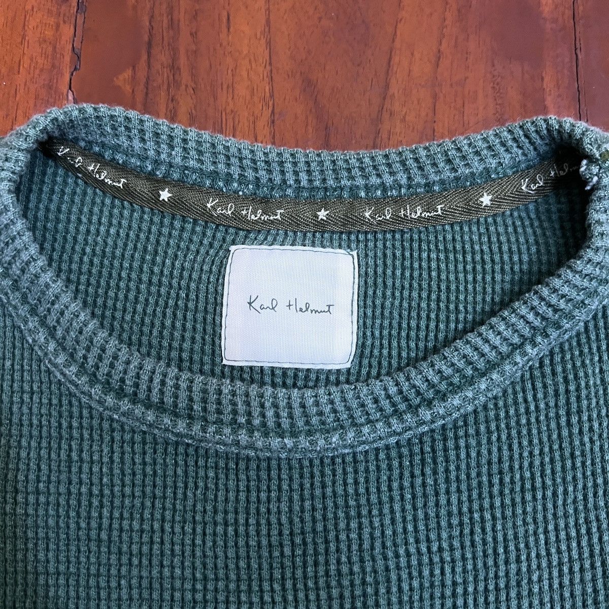Pink House Pink House Karl Helmut waffle Pocket tee Size US M / EU 48-50 / 2 - 3 Thumbnail