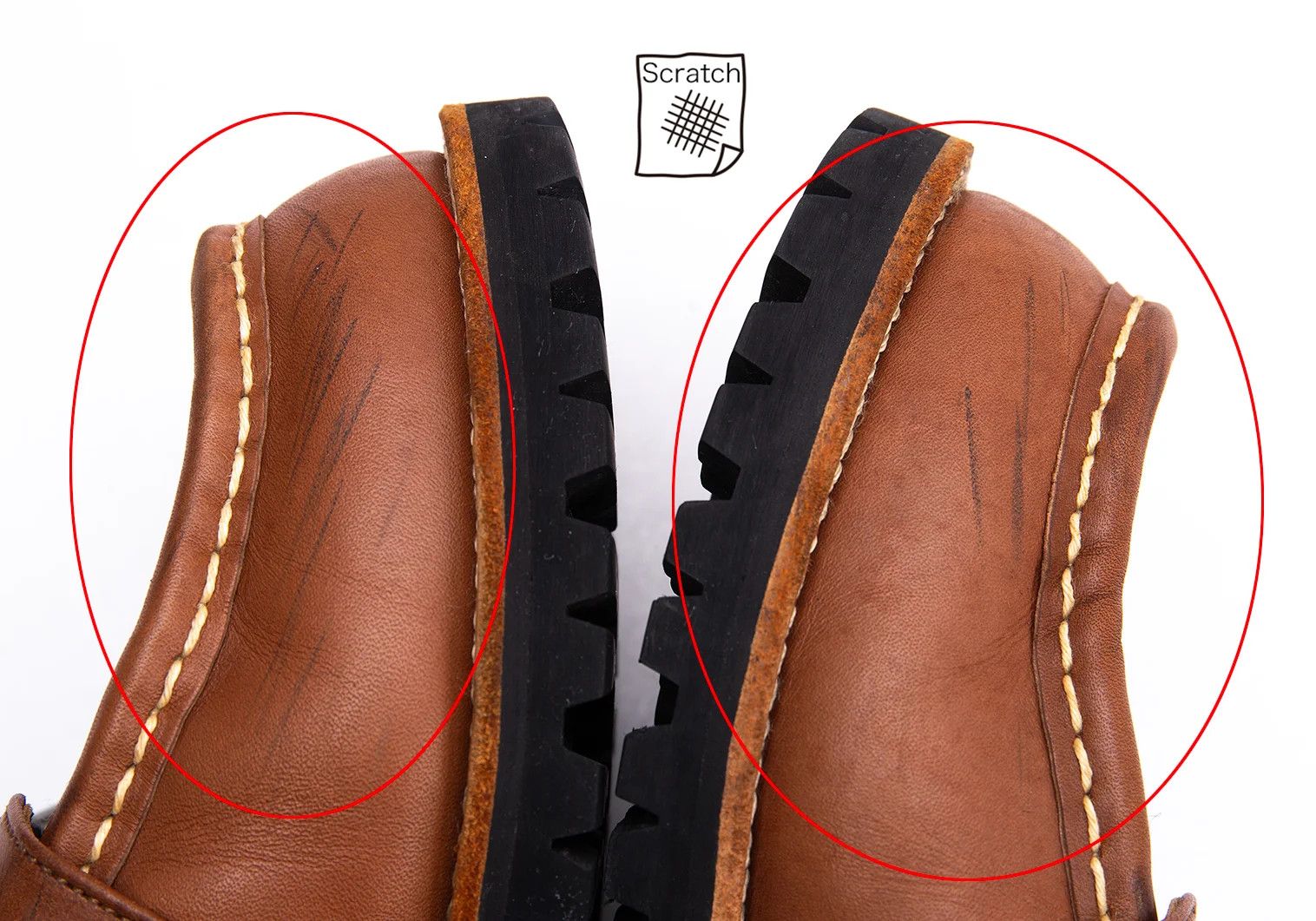Junya Watanabe T and Leather Austrian Shoes in Brown, Size 27cm Size US 9 / EU 42 - 10 Thumbnail
