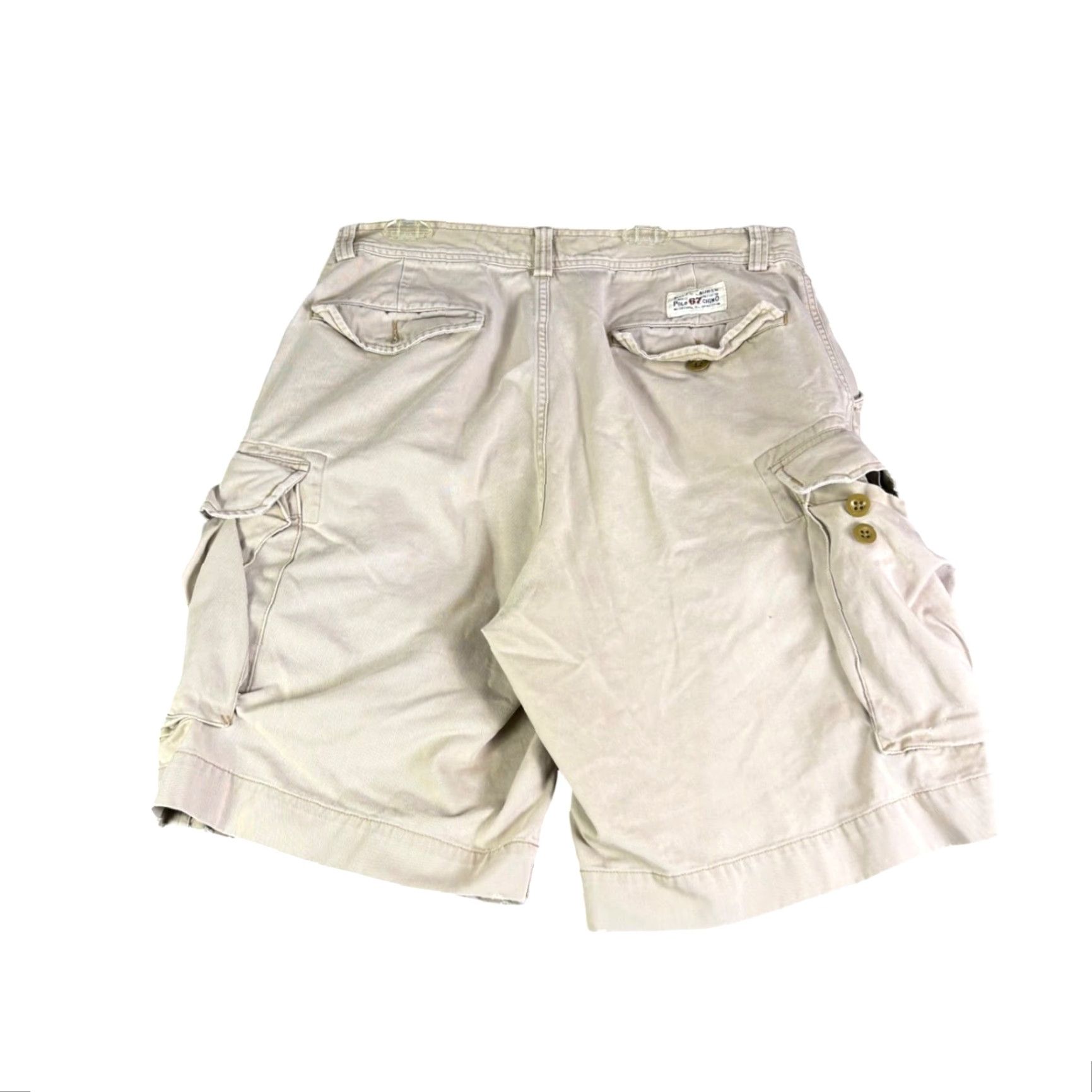 Polo Ralph Lauren Polo Ralph Lauren Mens Tan Chino Cargo Shorts 100% Cotton Classic Polo 67 34 Size US S / EU 44-46 / 1 - 2 Thumbnail
