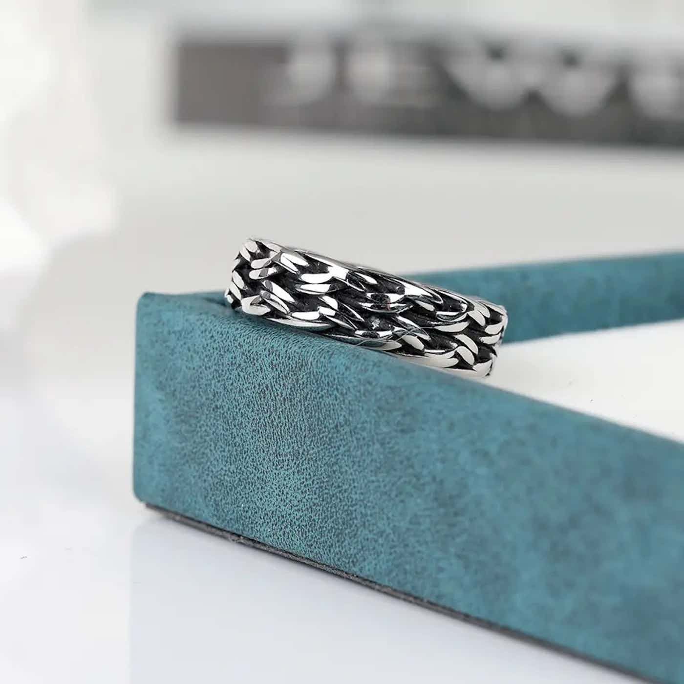 Japanese Brand Unique Weaving Rings Size ONE SIZE - 3 Thumbnail