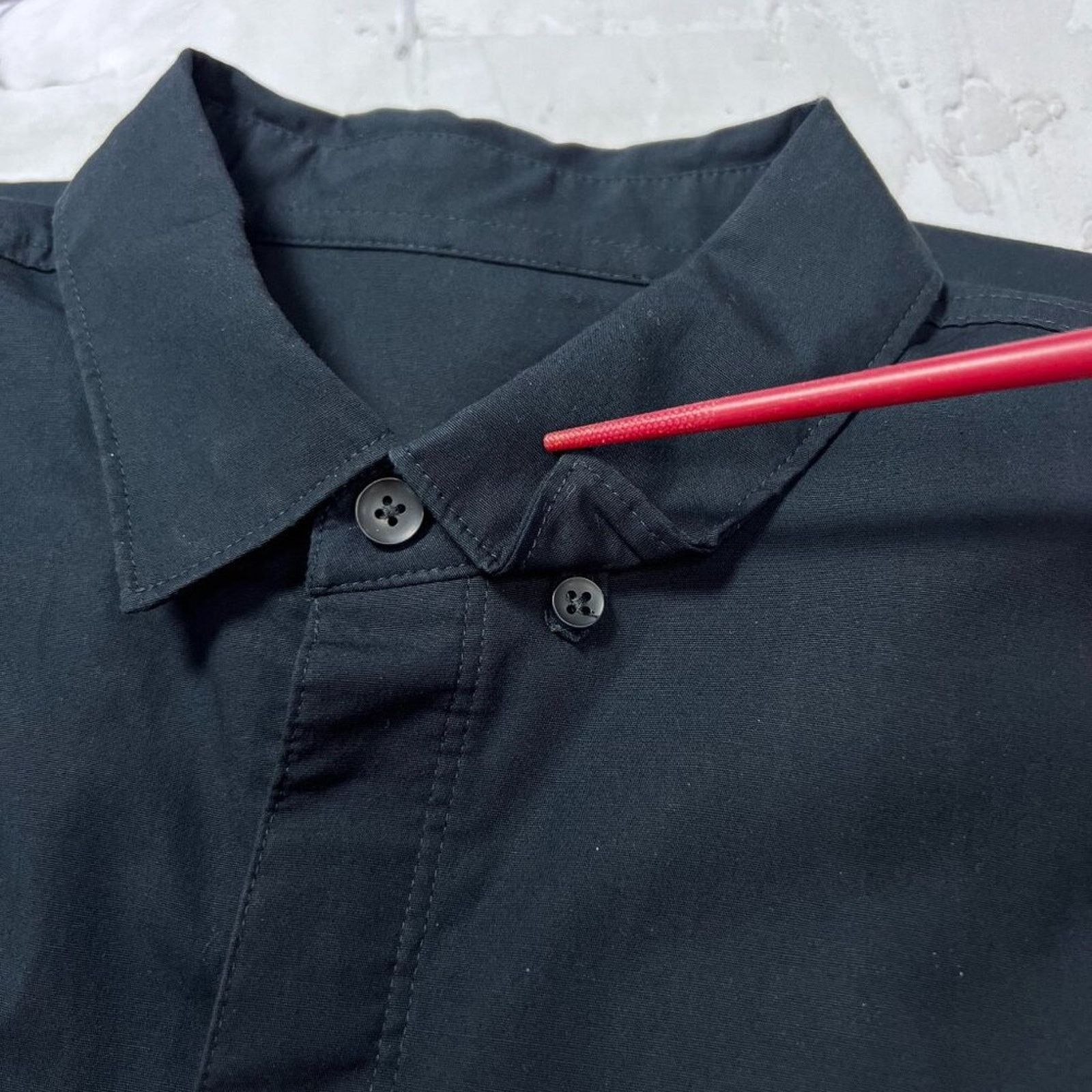 Lululemon Lululemon Mission Slim Fit Button Down Shirt Mens M Navy Lon Size US M / EU 48-50 / 2 - 5 Thumbnail