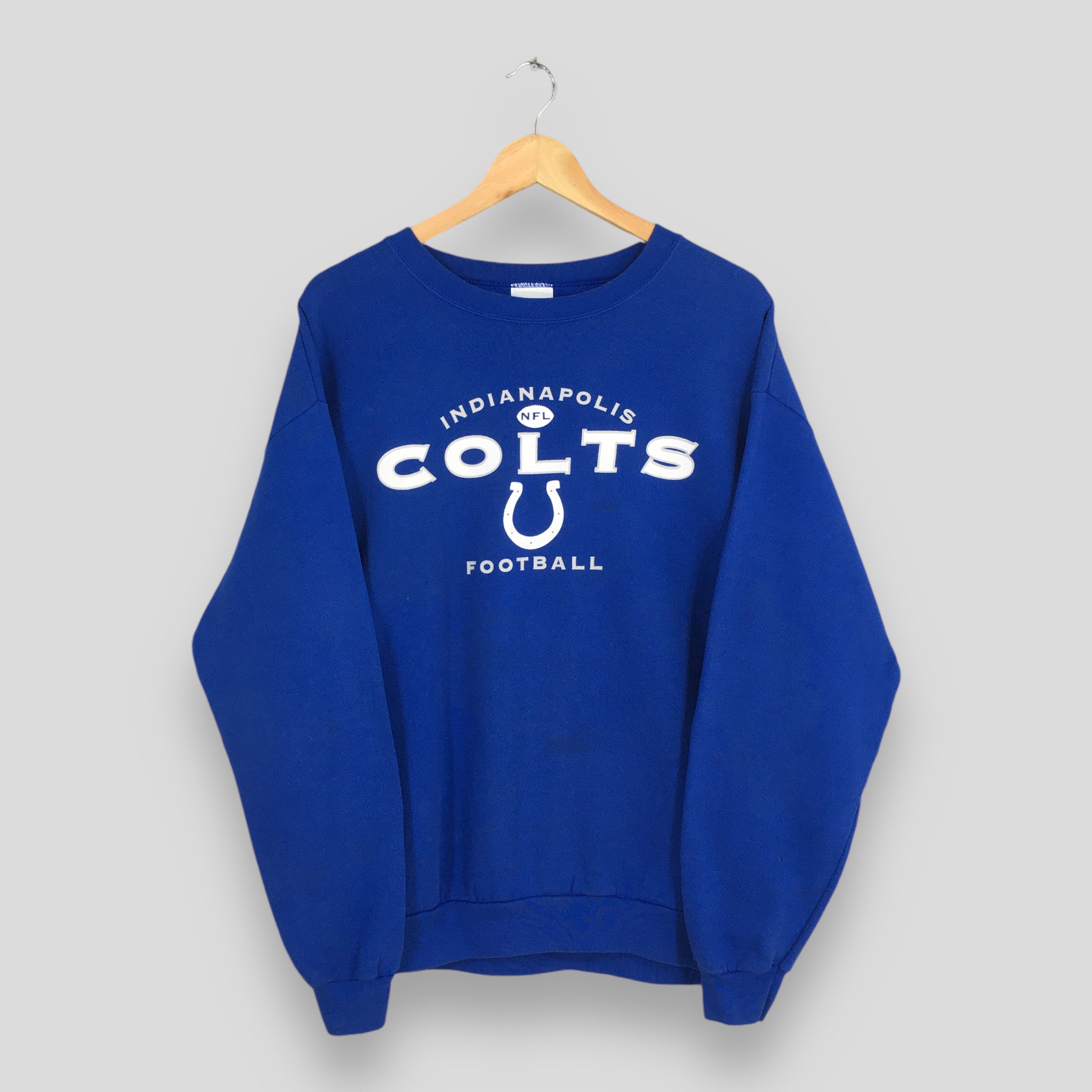 NFL Vintage Indianapolis Colts NFL Blue Sweatshirt XLarge Size US XL / EU 56 / 4 - 1 Thumbnail