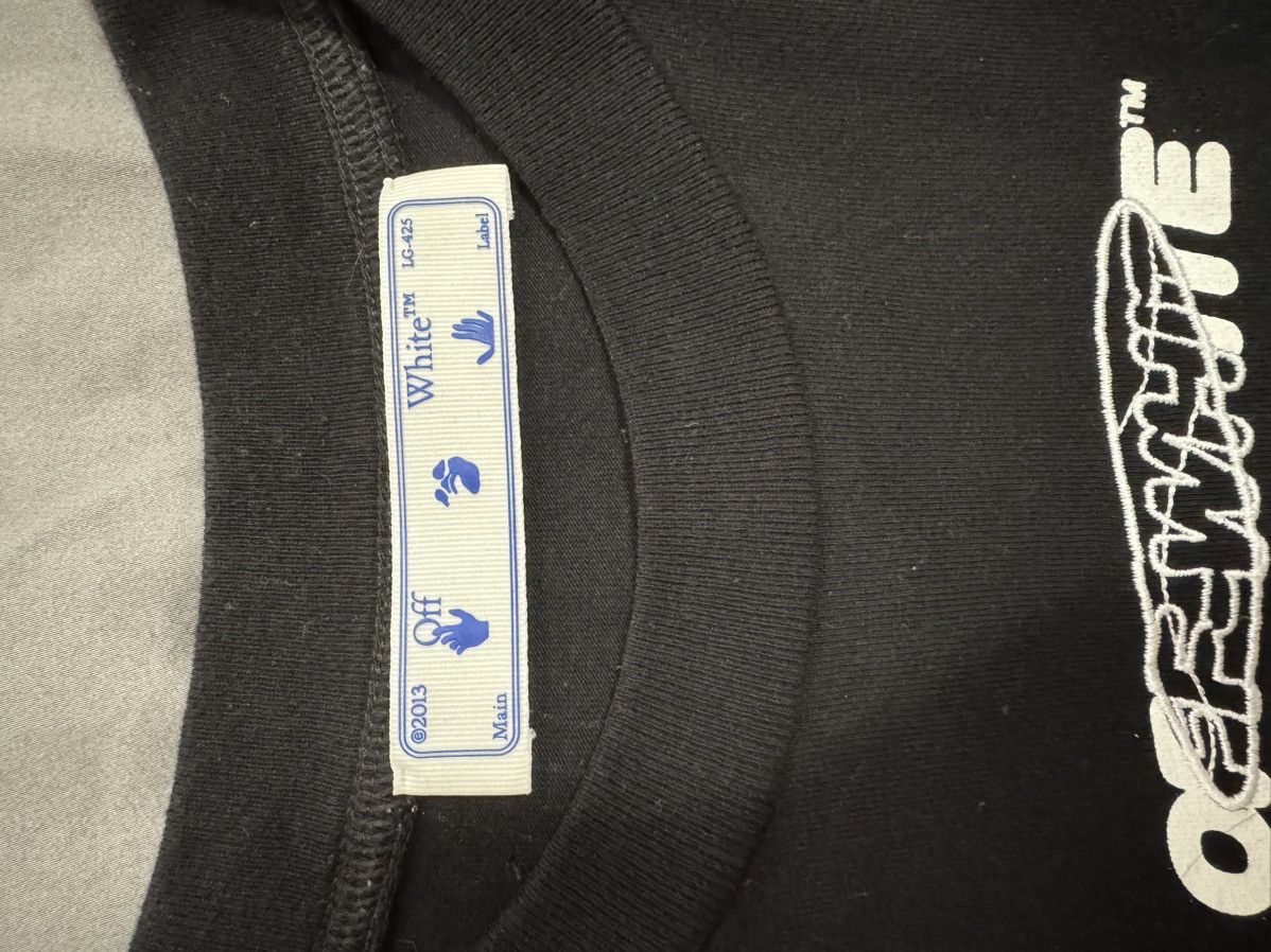 Off-White Off white logo and back graphic t shirt Size US XS / EU 42 / 0 - 3 Thumbnail