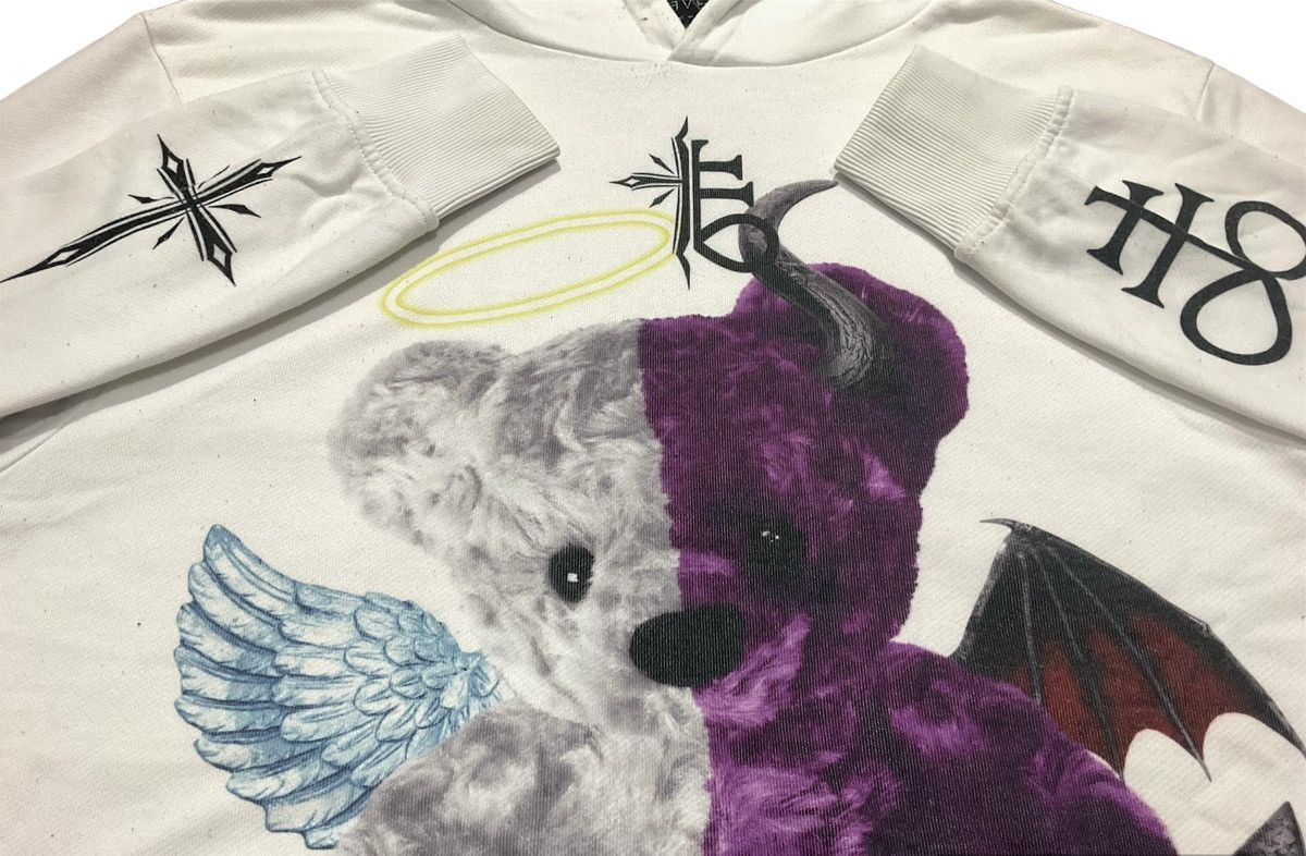 Beauty Beast × Hysteric Glamour × Tarvas 🔥 Y2K Tarvas Tokyo Hoodie Devil & Angel Bear Size US XL / EU 56 / 4 - 4 Thumbnail