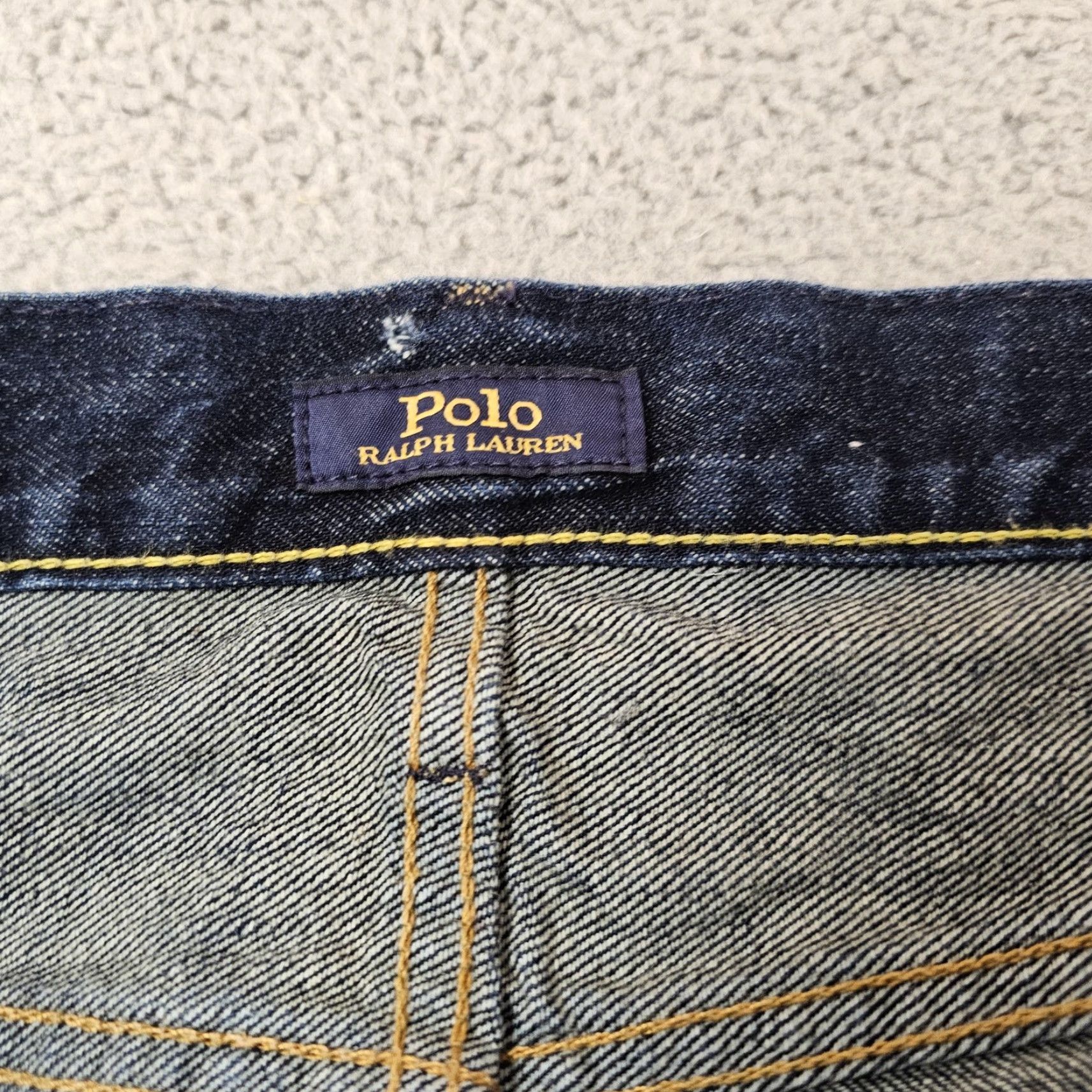 Polo Ralph Lauren Polo Ralph Lauren Jeans Mens 40x28 Hampton Relaxed Straight Denim Size US L / EU 52-54 / 3 - 3 Thumbnail