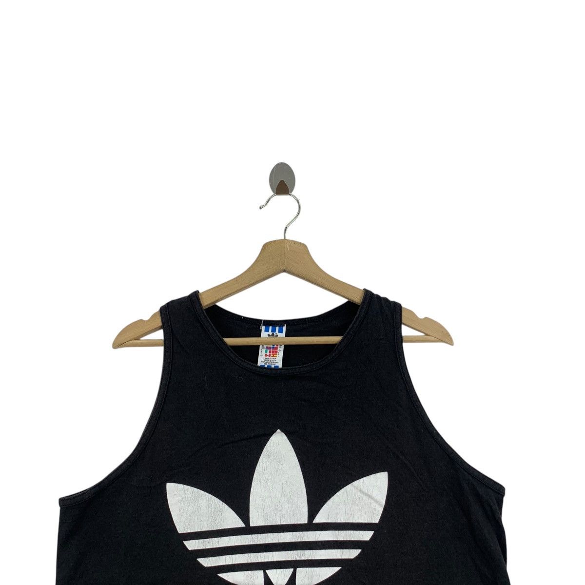 Adidas Vintage 90’ ADIDAS ORIGINALS TREFOIL Double Sided Tank Top Size US L / EU 52-54 / 3 - 2 Thumbnail