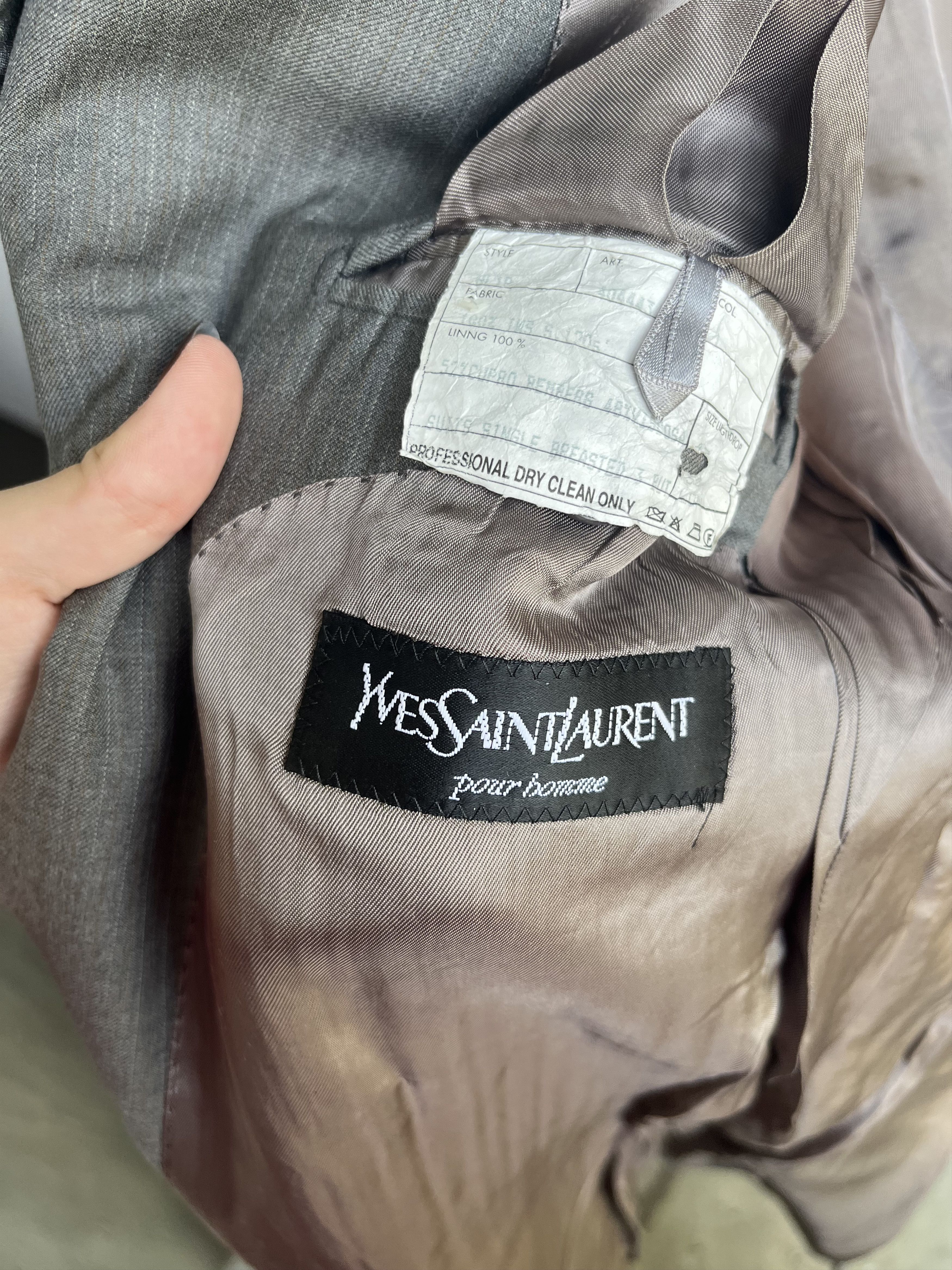 Yves Saint Laurent Yves Saint laurent pour homme blazer Size 52R - 8 Thumbnail