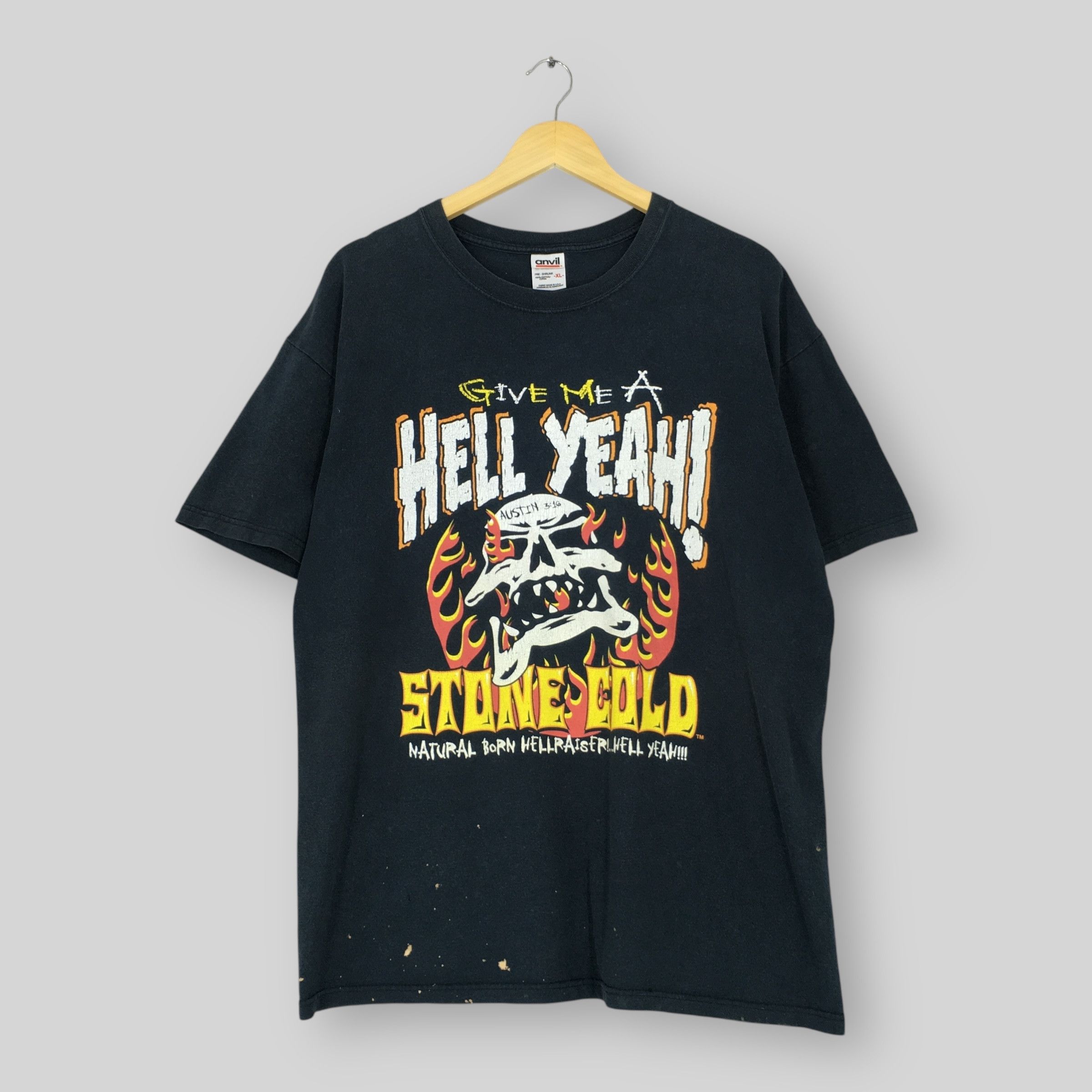 Vintage Vintage WWF Stone Cold Steve Austin T Shirt XLarge Size US M / EU 48-50 / 2 - 1 Thumbnail