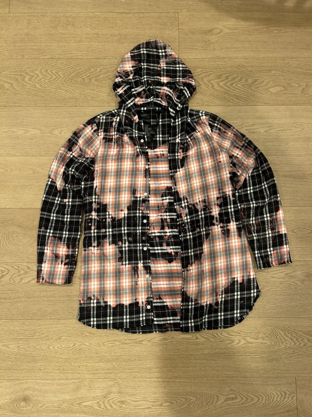 Vlone SS18 Bleached Vlone Flannel Size US M / EU 48-50 / 2 - 1 Thumbnail