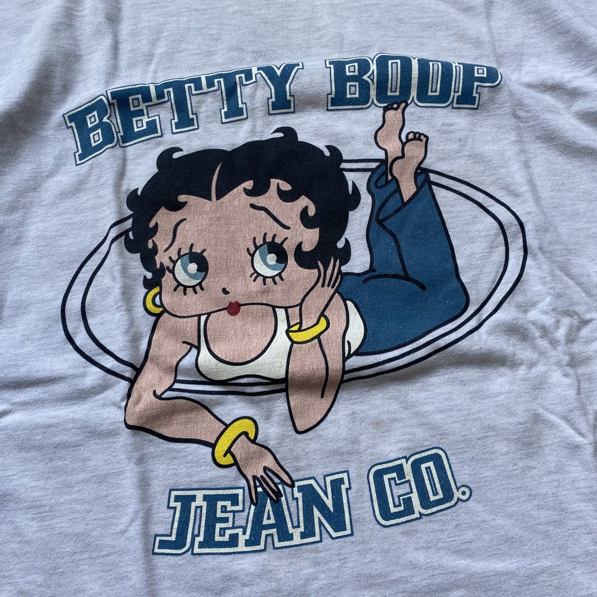 Vintage 2000s - Betty Boop Jean Co Tshirt Size US L / EU 52-54 / 3 - 2 Thumbnail