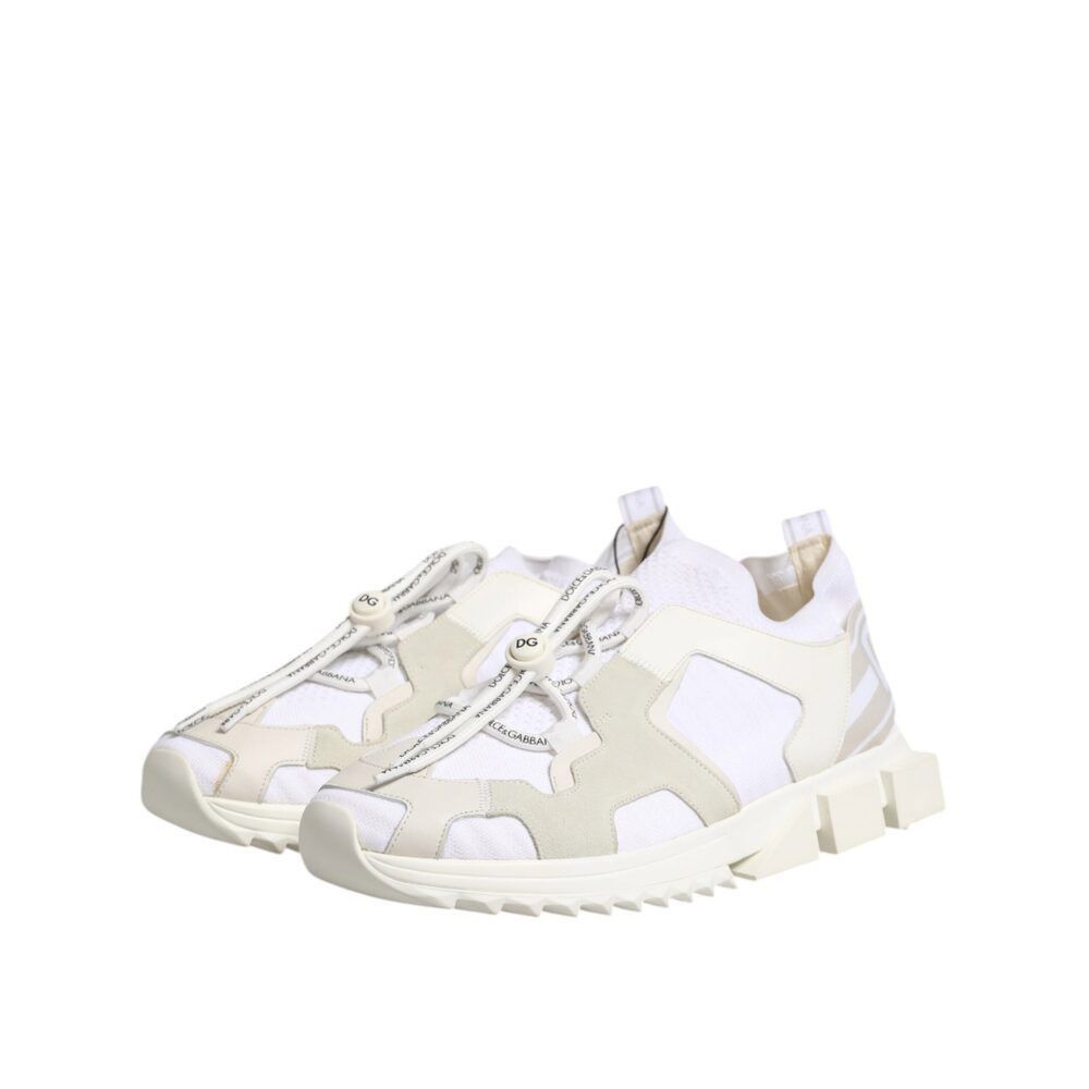 Dolce & Gabbana Dolce & Gabbana White Mesh Sorrento Trekking Sneakers Shoes Size US 9 / EU 42 - 4 Thumbnail