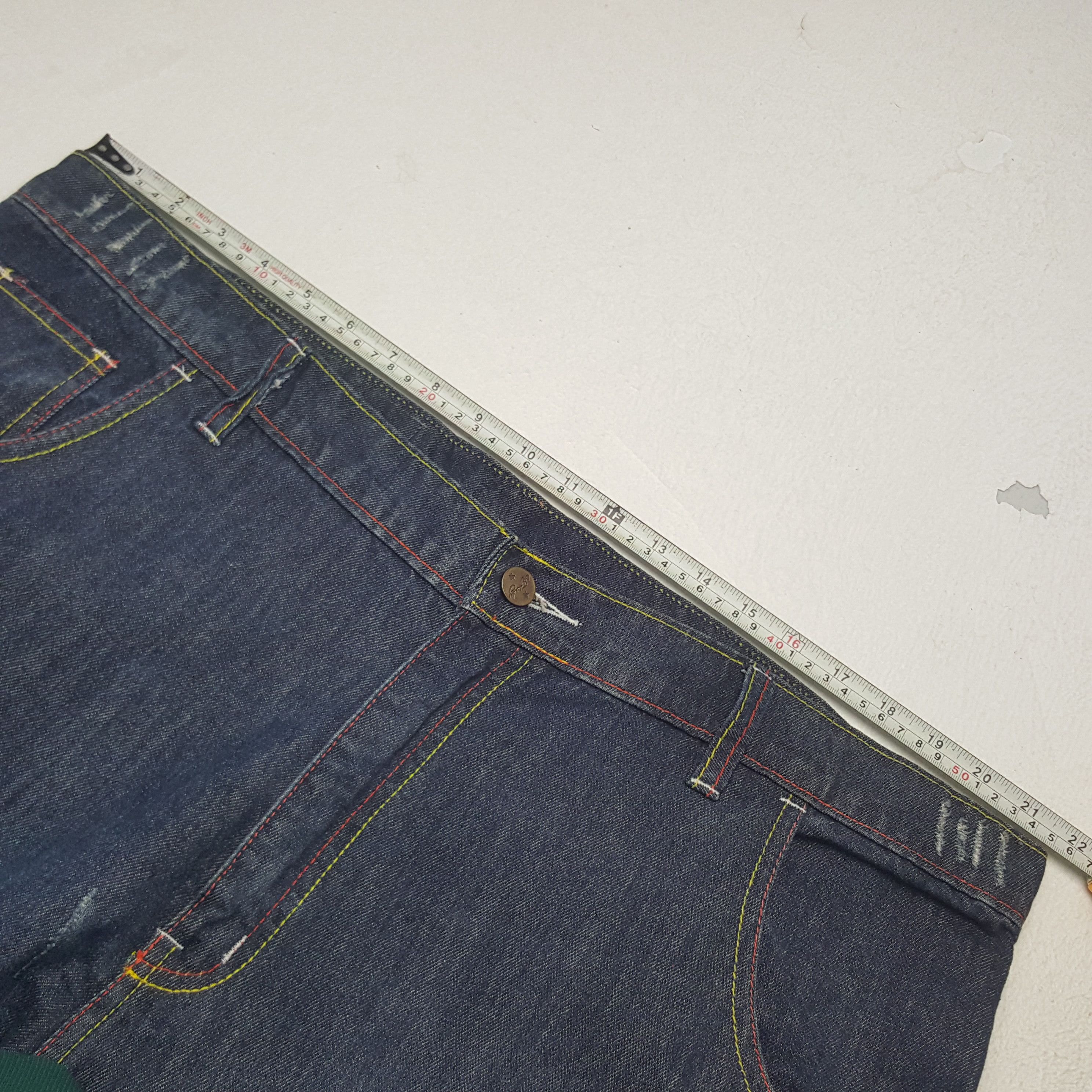 Christian Audigier × Ed Hardy × Vintage Vintage Ed Hardy by Christian Audiger Baggy Denim Jeans Size US 43 - 9 Thumbnail