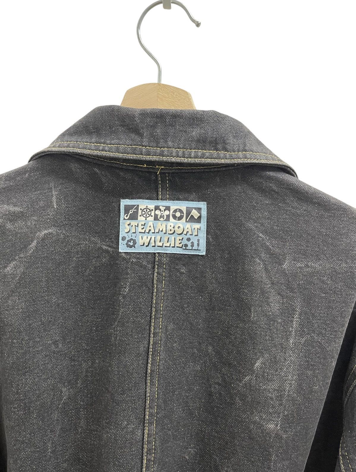 Disney Vintage Steamboat Willie Washed Denim Jacket Size US L / EU 52-54 / 3 - 7 Thumbnail