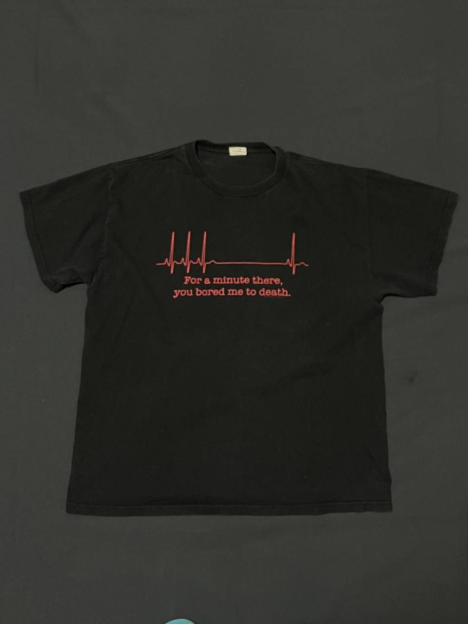 Delta "For a minute there you bored me to death" funny humour tee Size US L / EU 52-54 / 3 - 1 Thumbnail