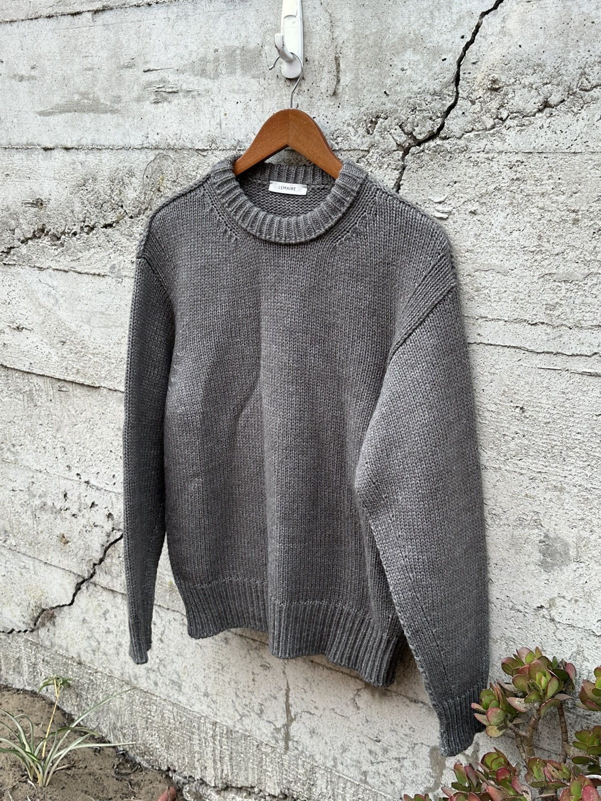 Lemaire RARE GRAIL Lemaire Italian grey boxy sweater Size US M / EU 48-50 / 2 - 5 Thumbnail