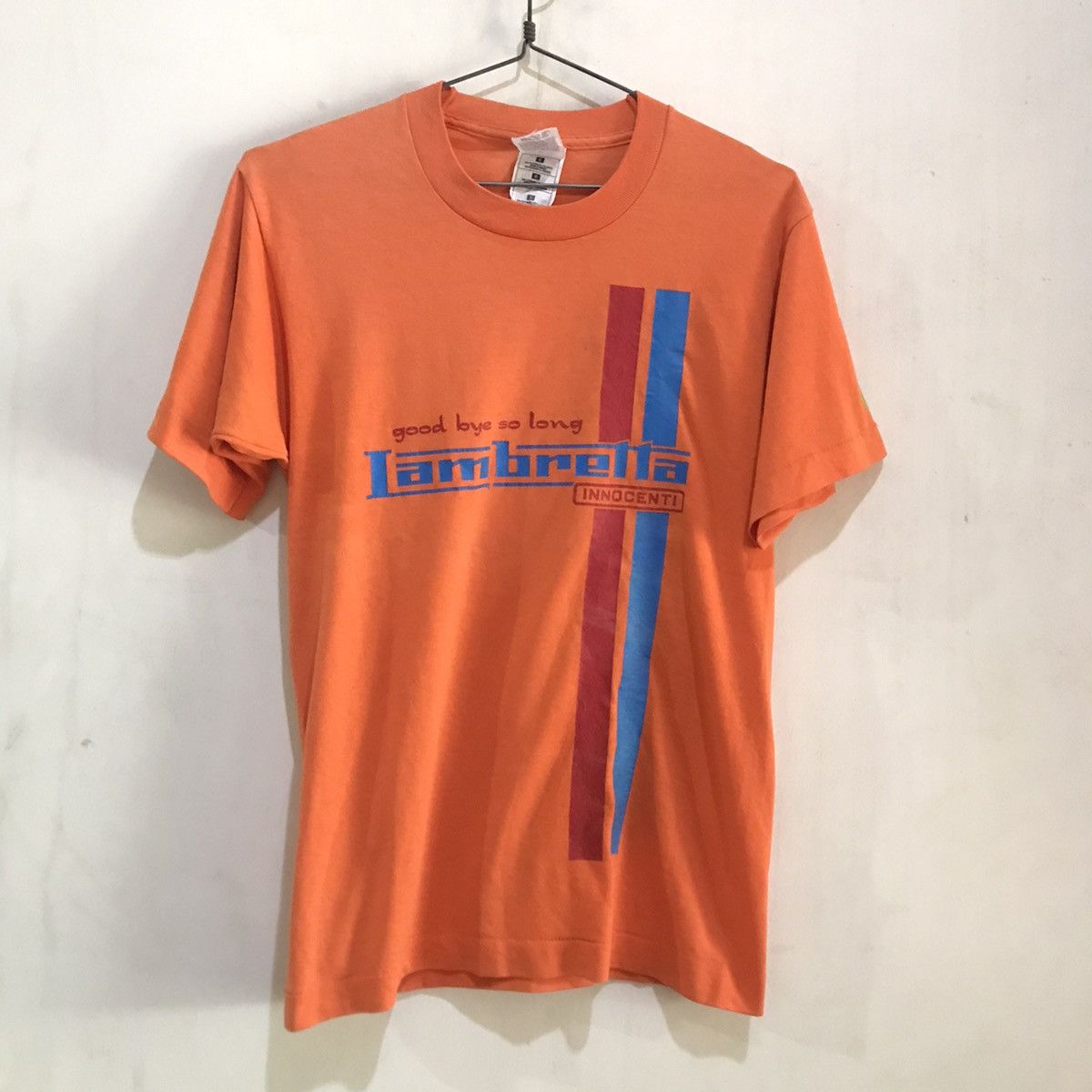 Lambretta × Vintage Vintage 90s Lambretta racing stripe Tee mods Single stitch Size US S / EU 44-46 / 1 - 10 Thumbnail