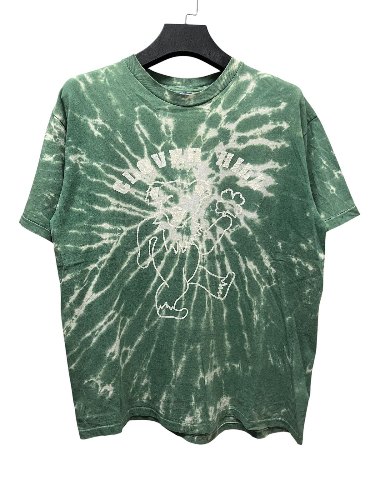 Band Tees Vintage 90s Grateful Dead Clover Hill Bear Tie Dye T-Shirt Size US XL / EU 56 / 4 - 1 Thumbnail