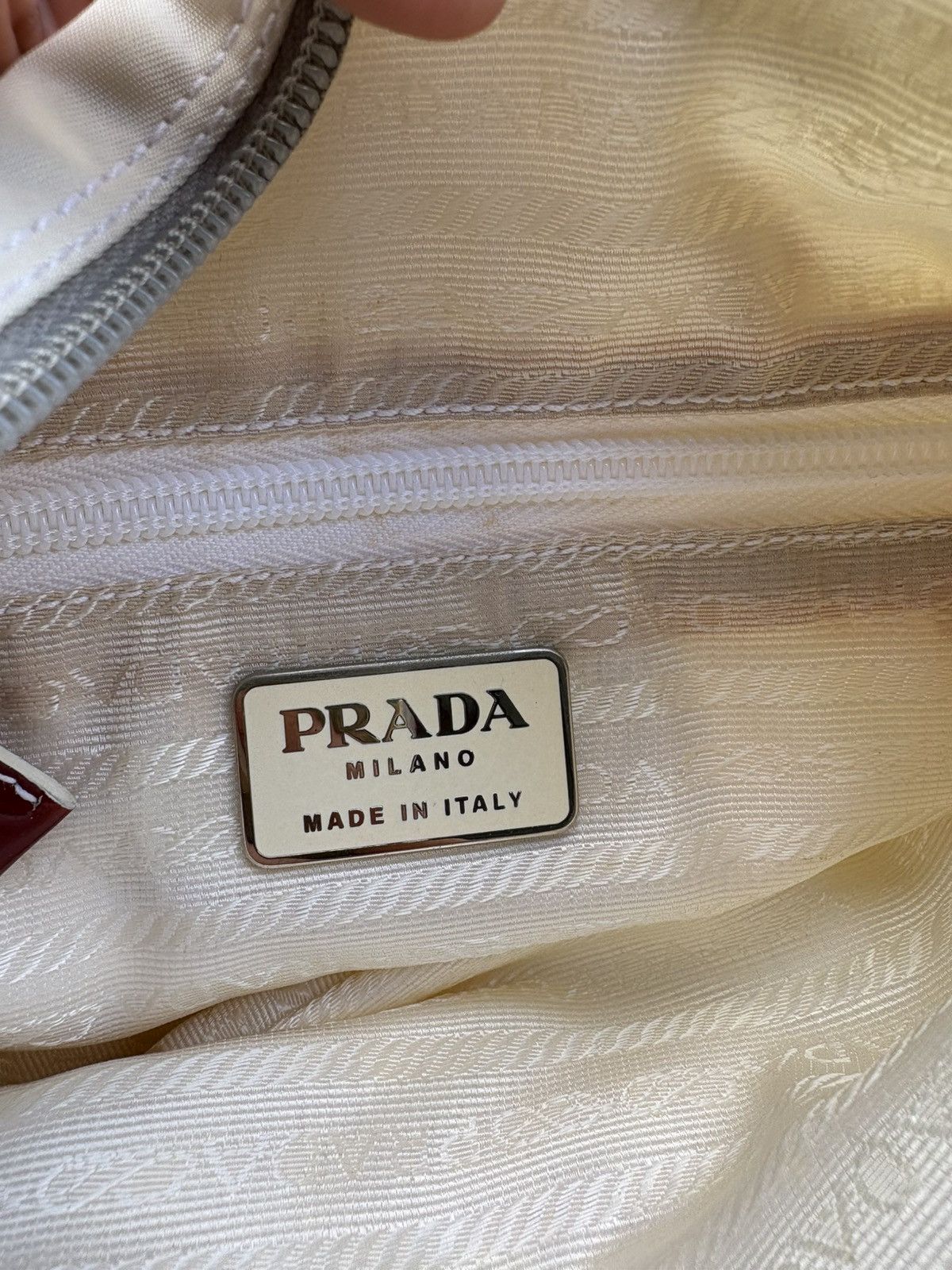 Prada Prada Shouldher bag Nylon Cream Size ONE SIZE - 8 Thumbnail