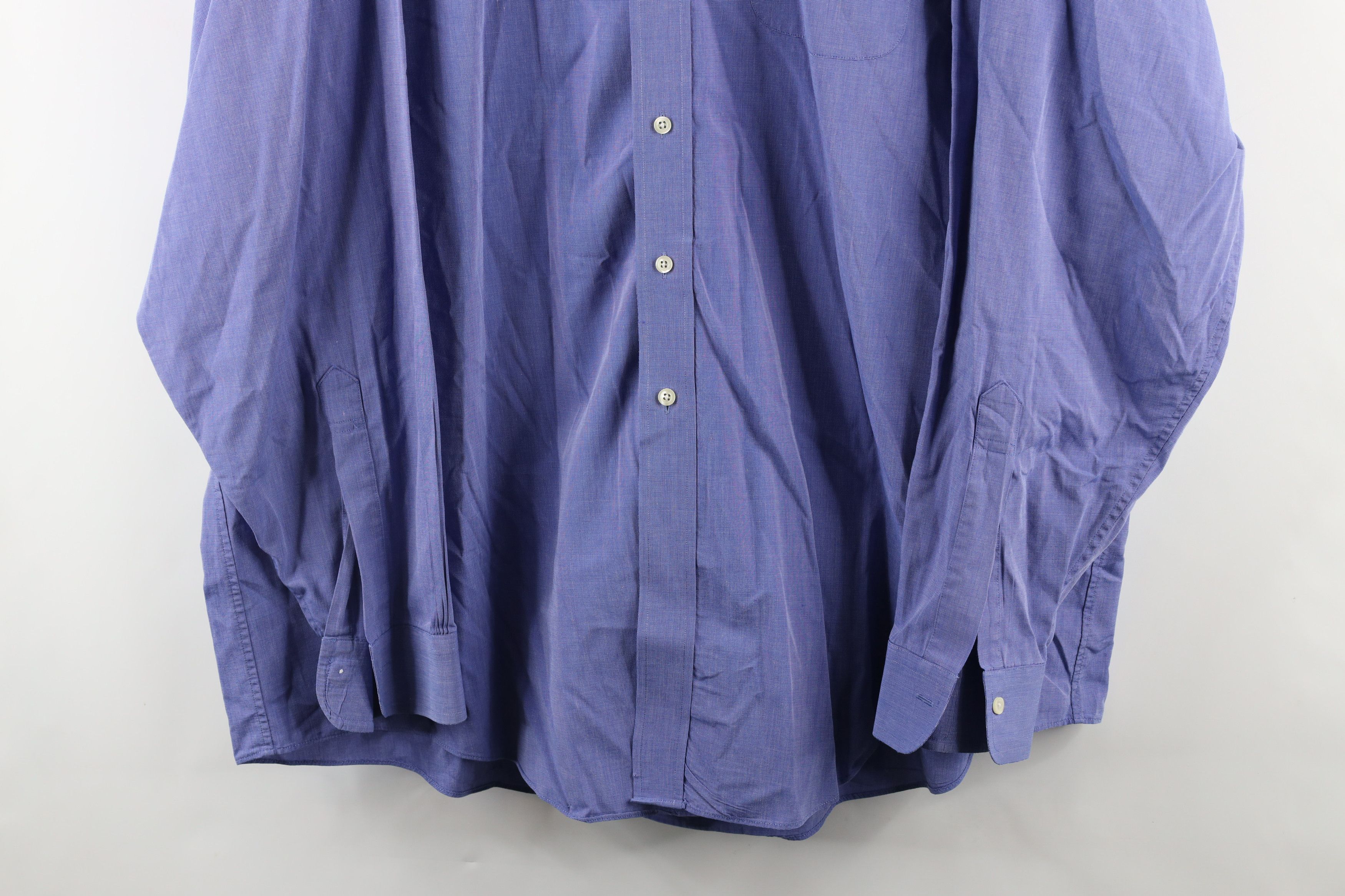 Brooks Brothers × Vintage Vintage 90s Brooks Brothers Cotton Button Down Shirt Blue Size US M / EU 48-50 / 2 - 3 Thumbnail