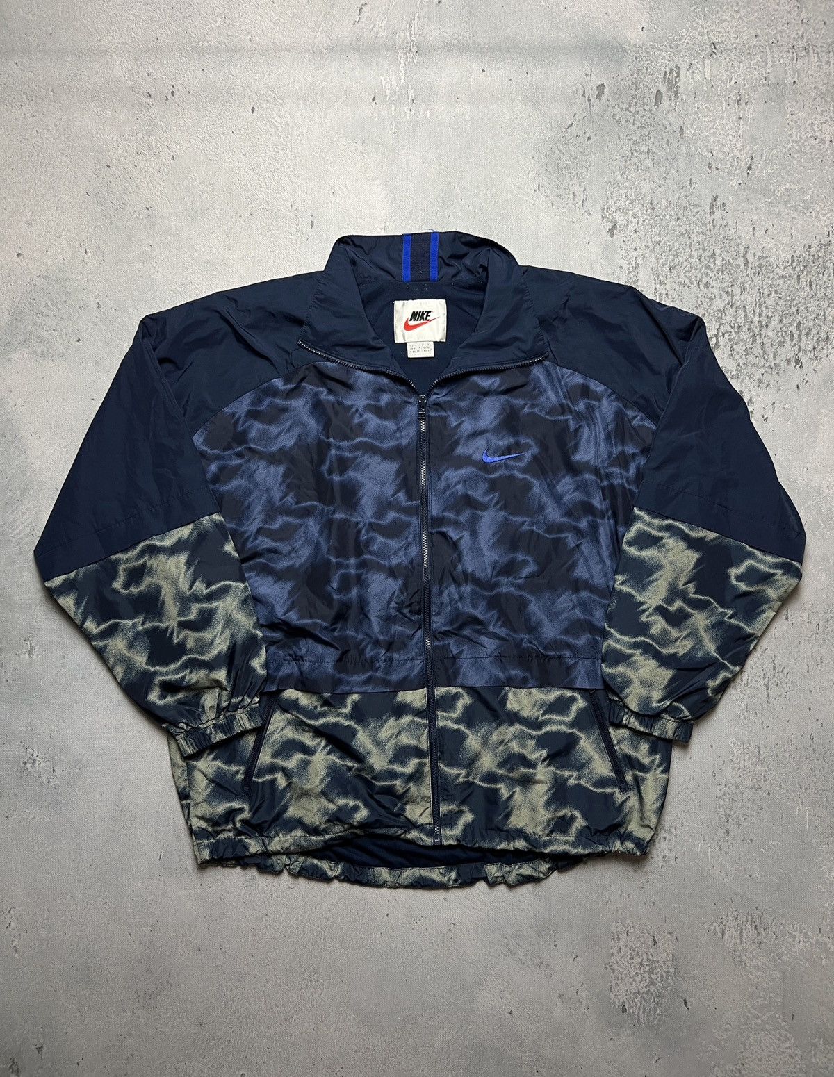 Nike Nike Vintage Big Logo Track Jacket Swoosh Zip-Up y2k 90s USA Size US L / EU 52-54 / 3 - 1 Thumbnail