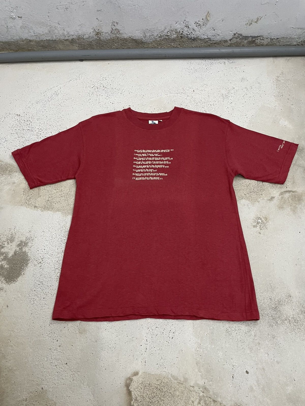 Japanese Brand Hill Crop Y2K Wording Man of Love Persona Grata Life Size US M / EU 48-50 / 2 - 1 Thumbnail