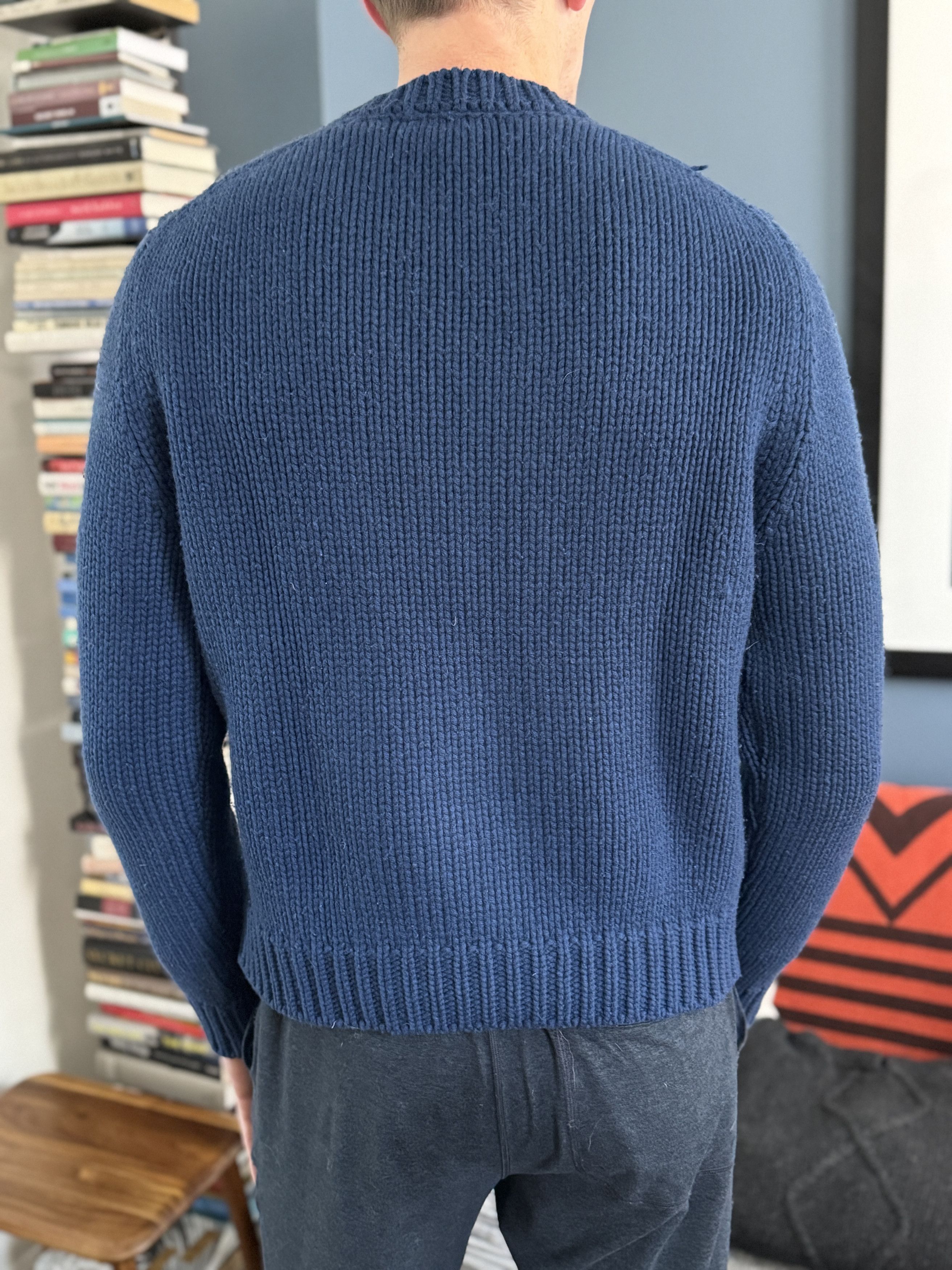 Marc Jacobs Cashmere/wool thick crewneck sweater with cable detailing Size US M / EU 48-50 / 2 - 2 Thumbnail